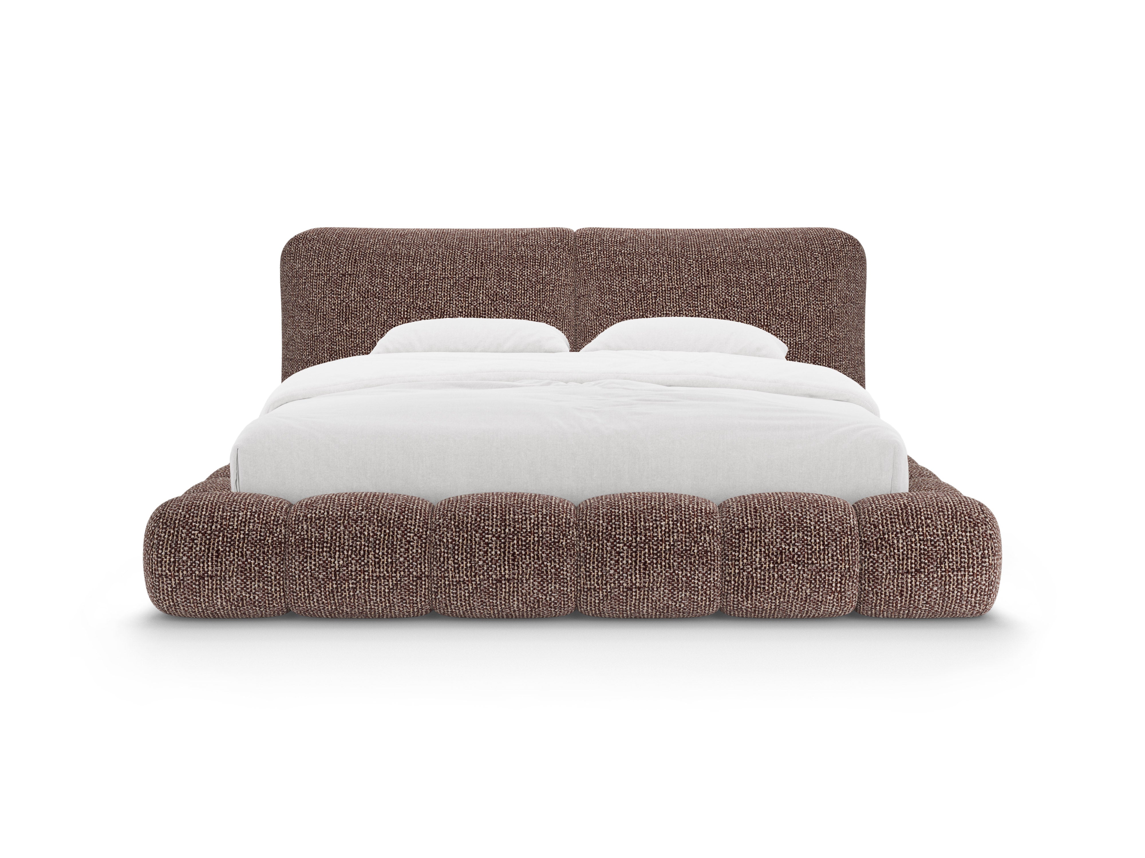 Bett SOLANGE braun meliert