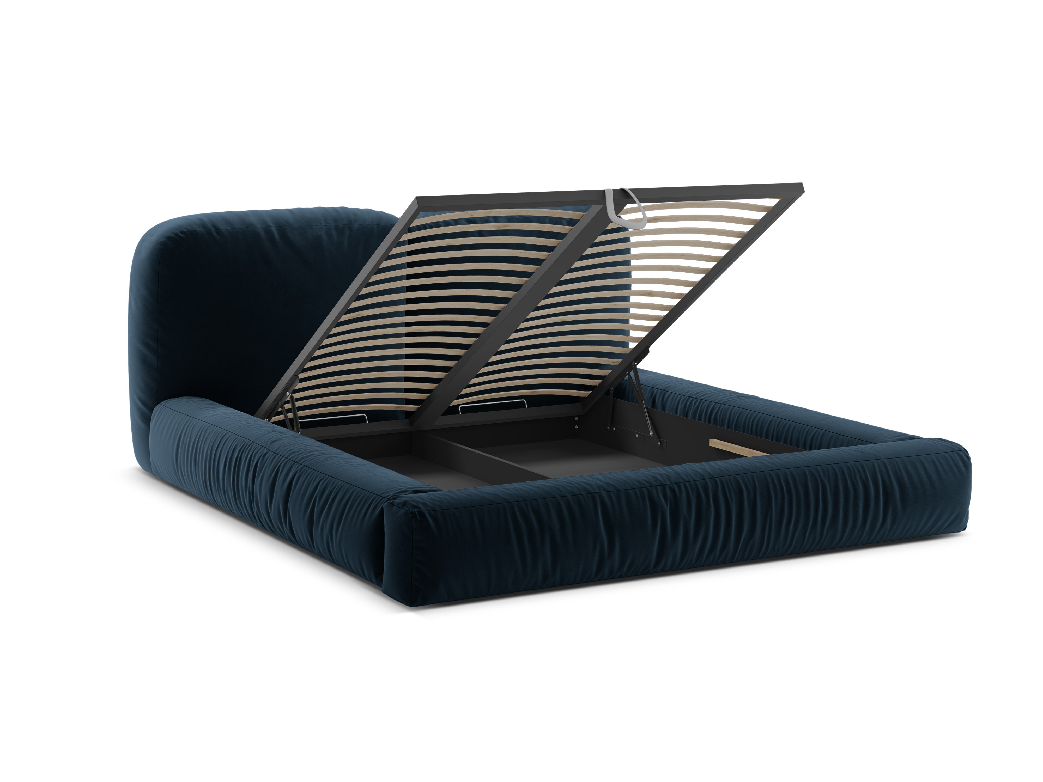 Samtbett MARTINA marineblau
