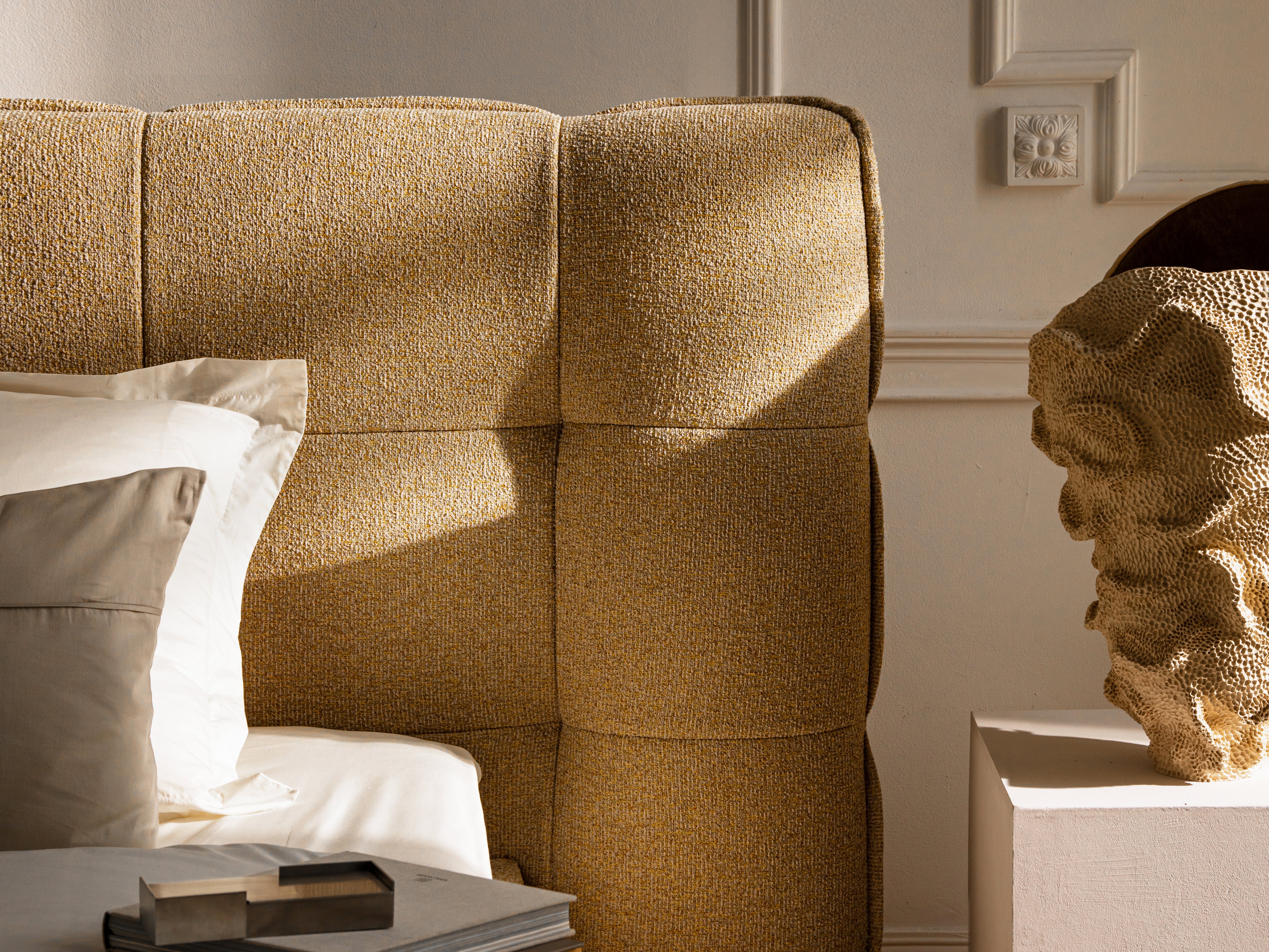 ERIC Bed Beige Mélange