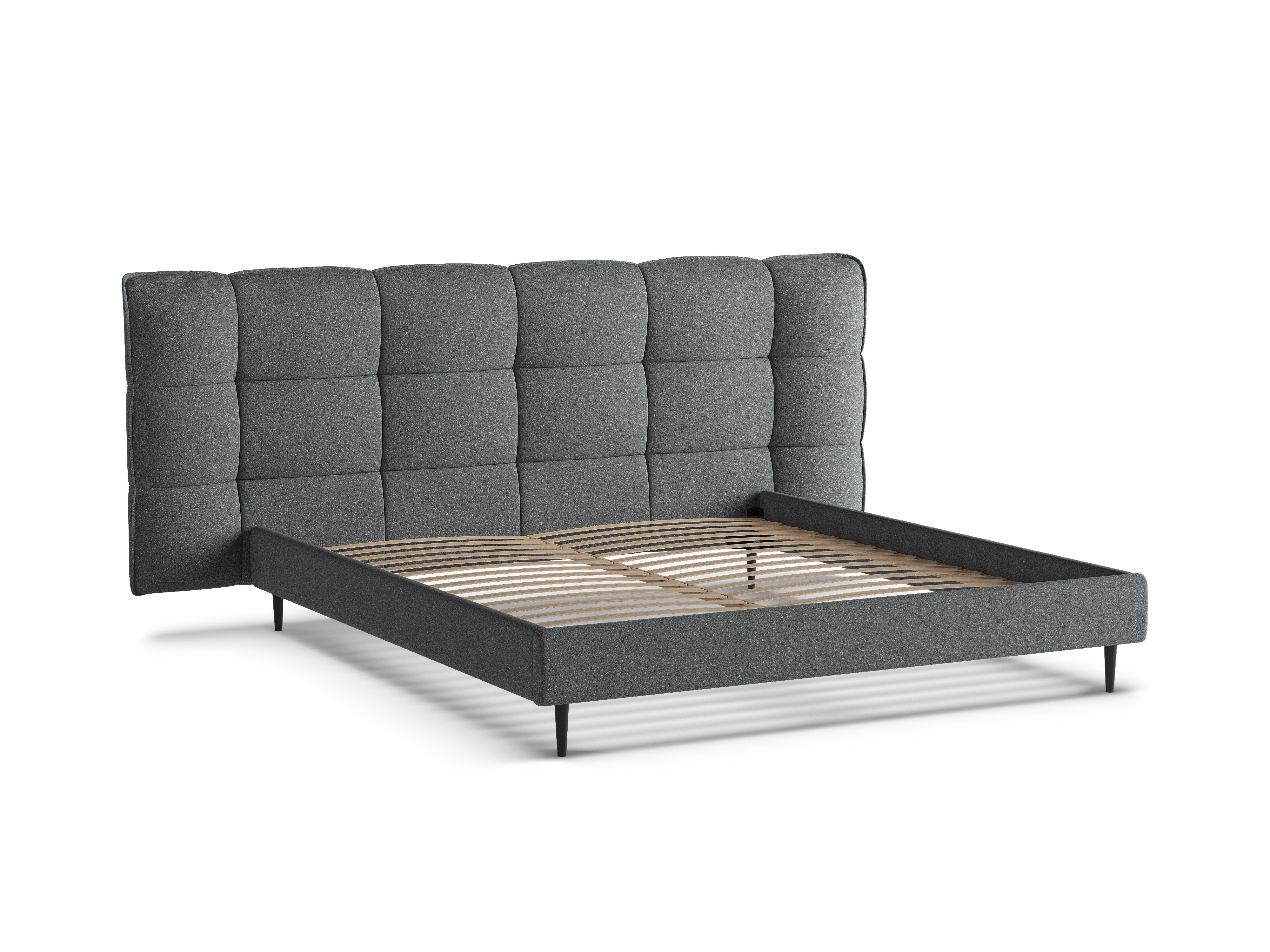 ERIC Bed Dark Gray Melange