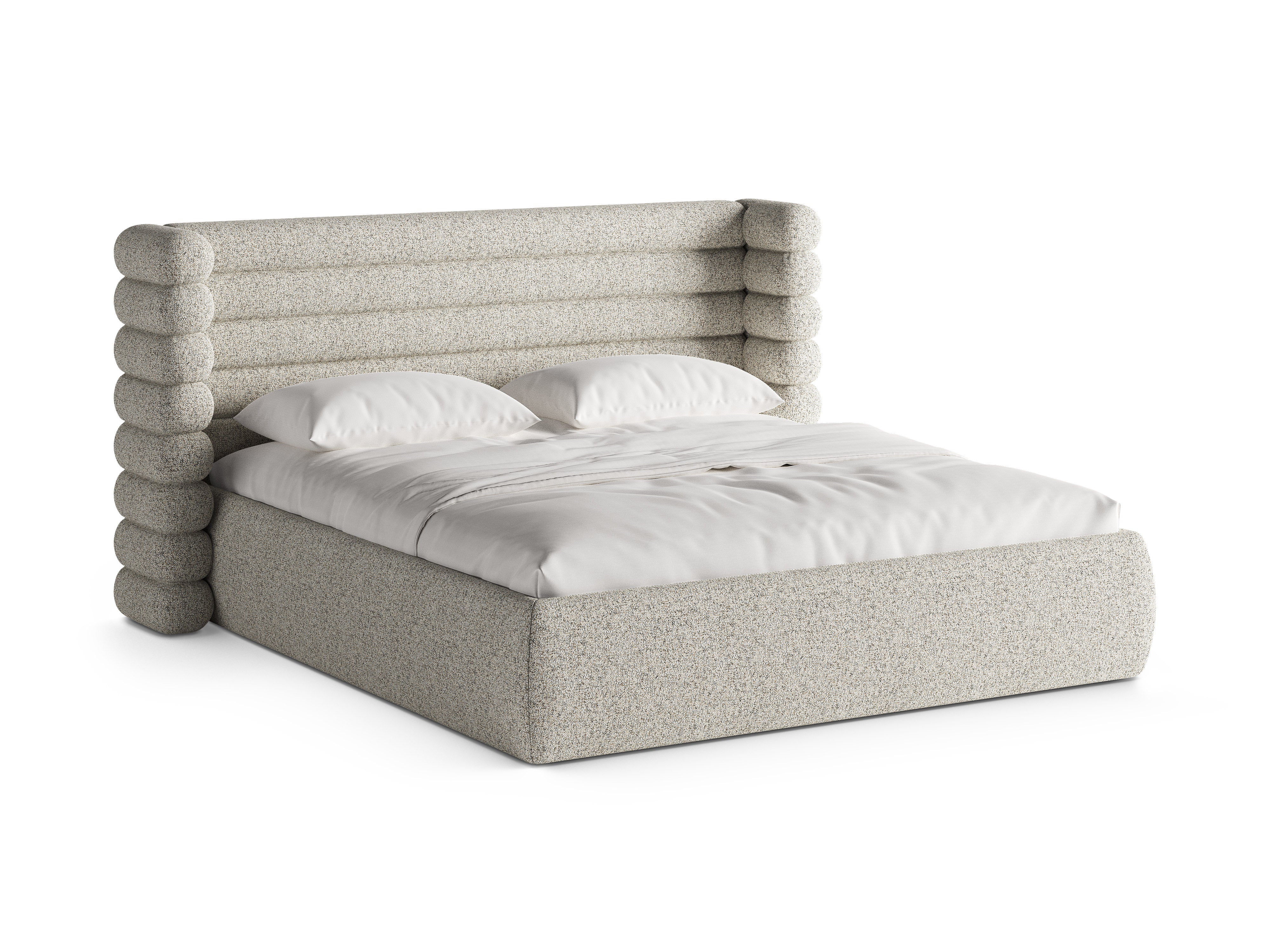 Bett MOUNT beige Melange