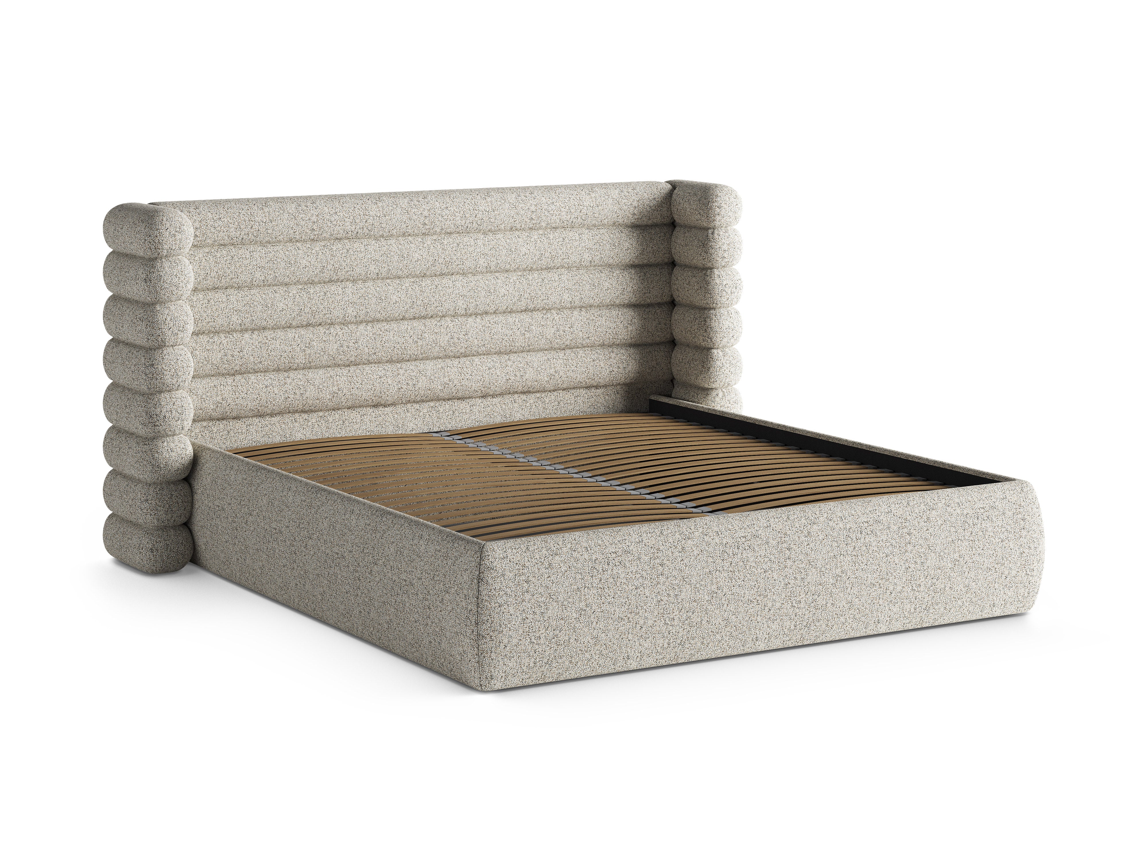 Bett MOUNT beige Melange