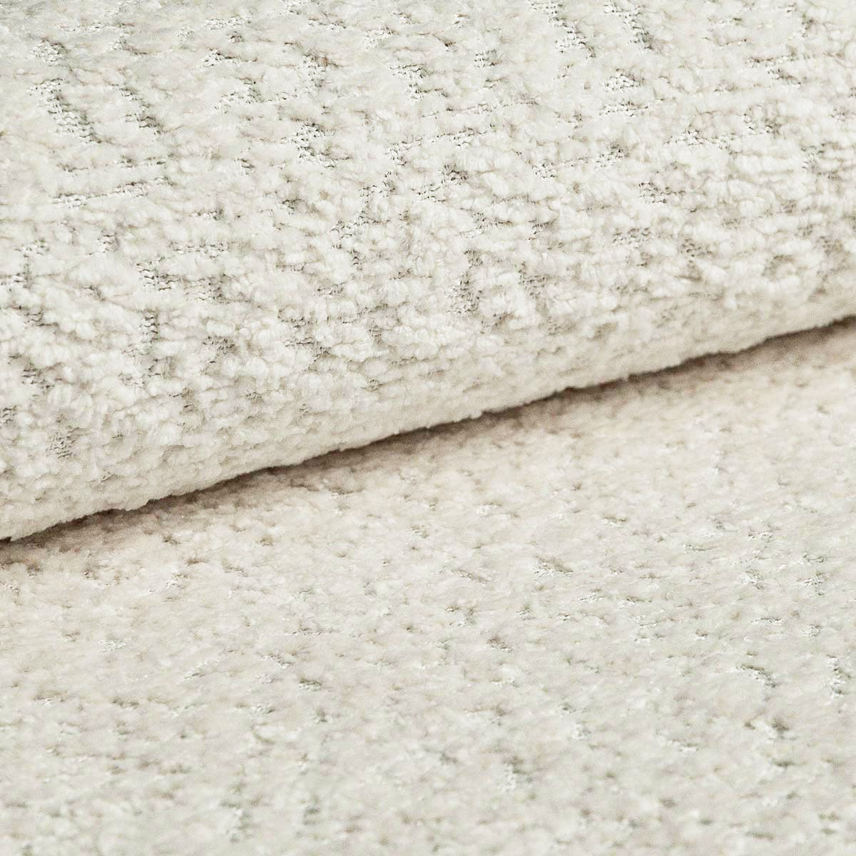 Bett MOUNT Elfenbein Boucle