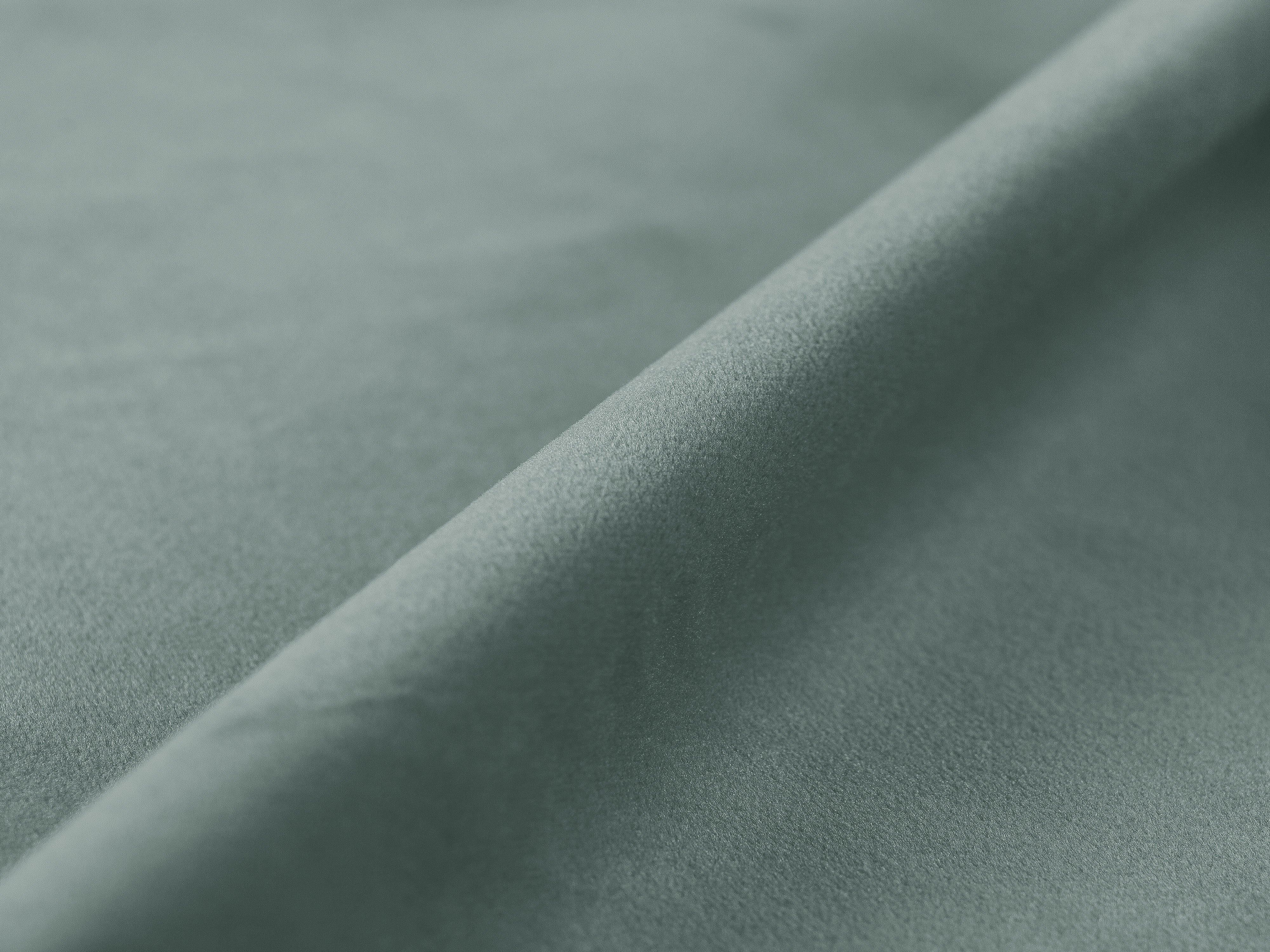 Samtbett mit Bettkasten LUPINE in Mint