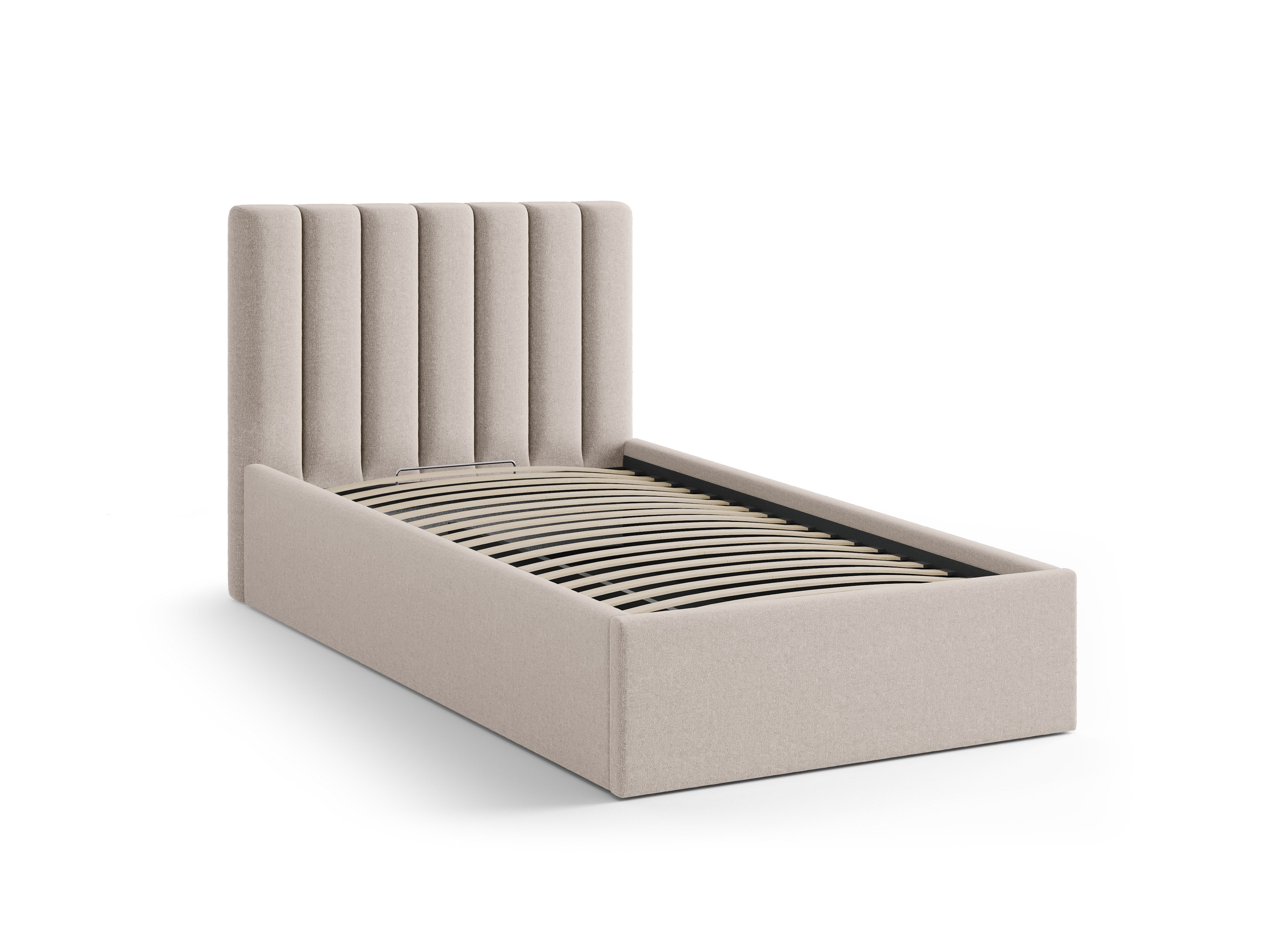 Einzelbett mit Bettkasten ALLISON cappuccino