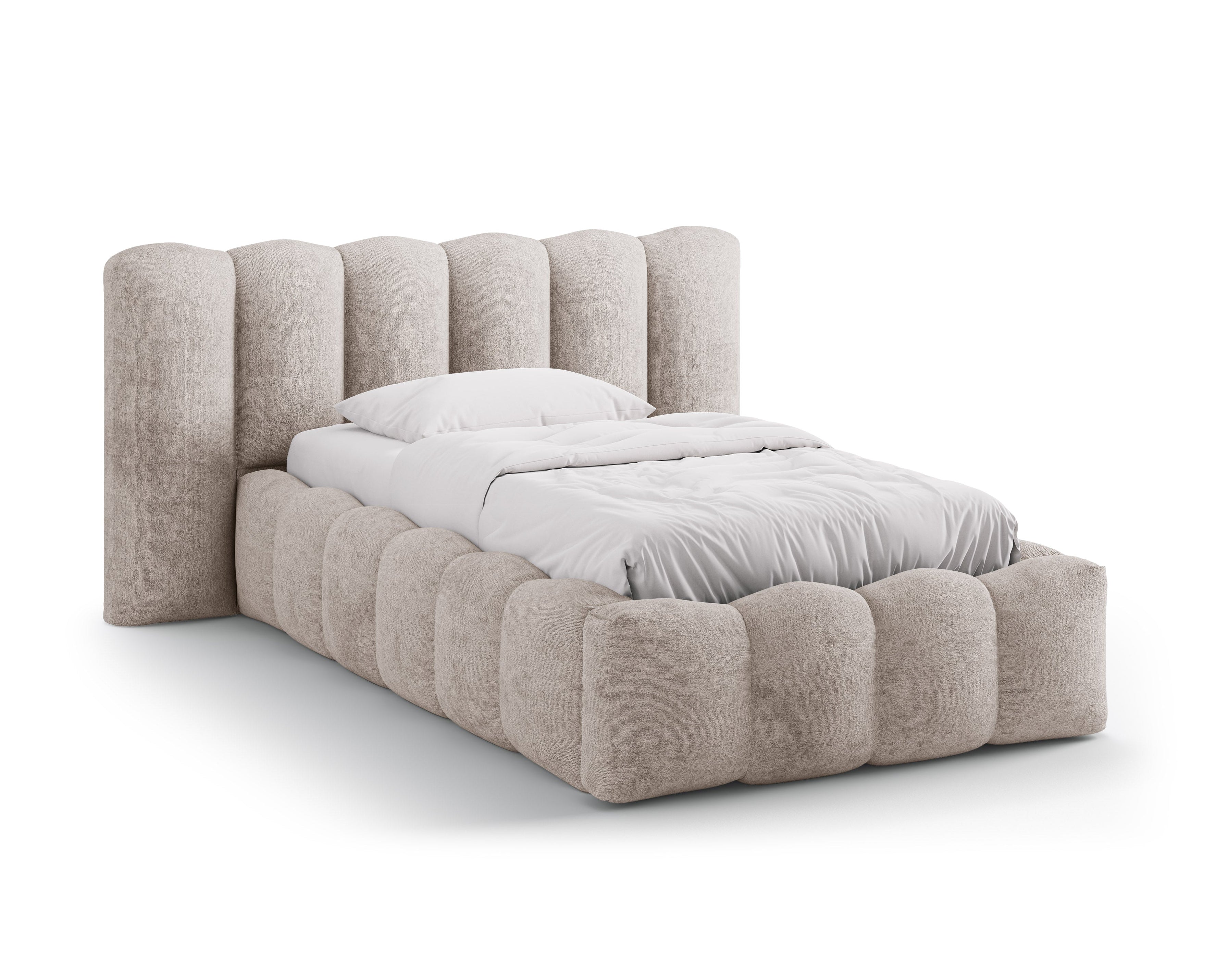 Bett LUPINE beige Chenille