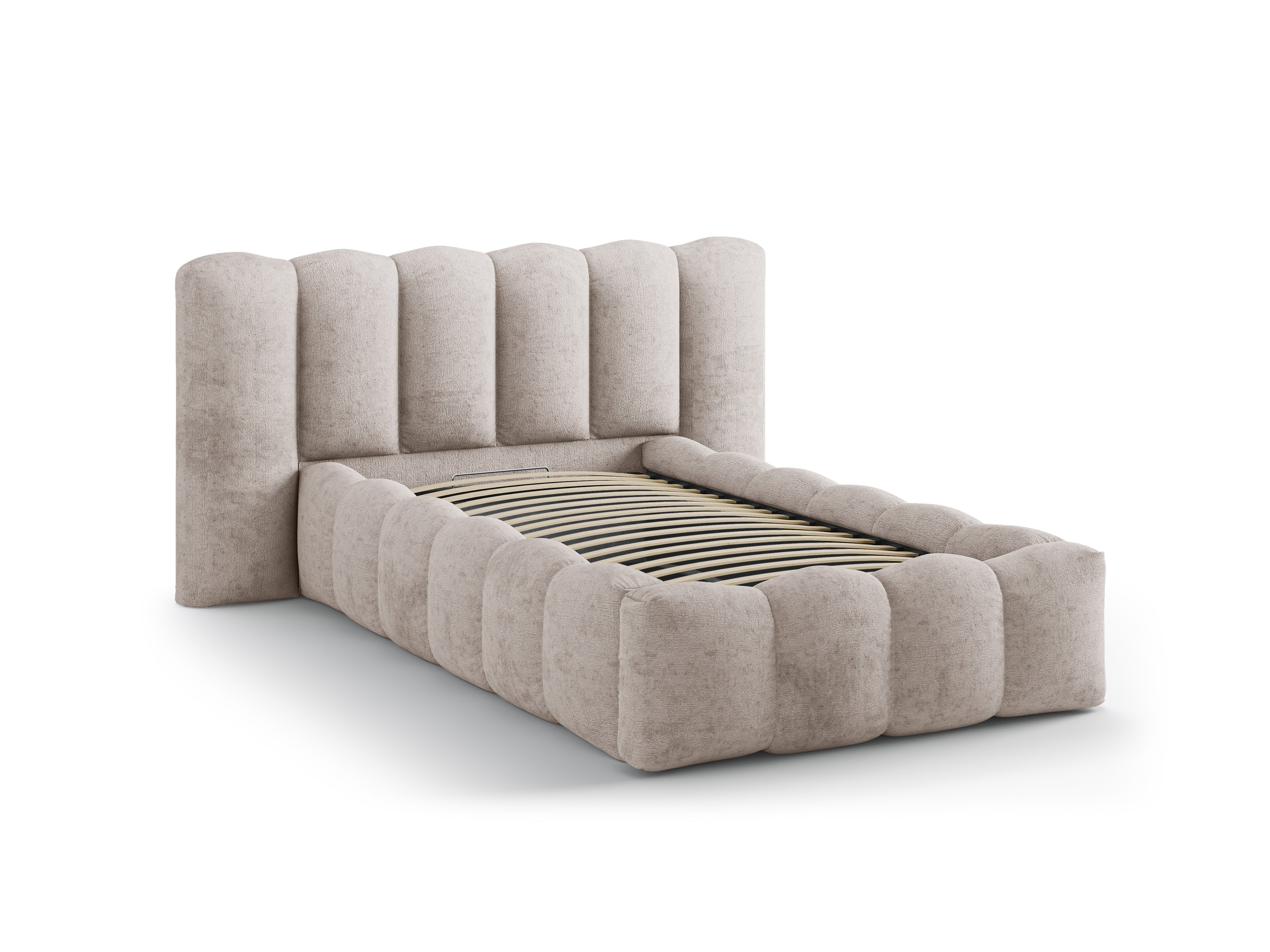 Bett LUPINE beige Chenille