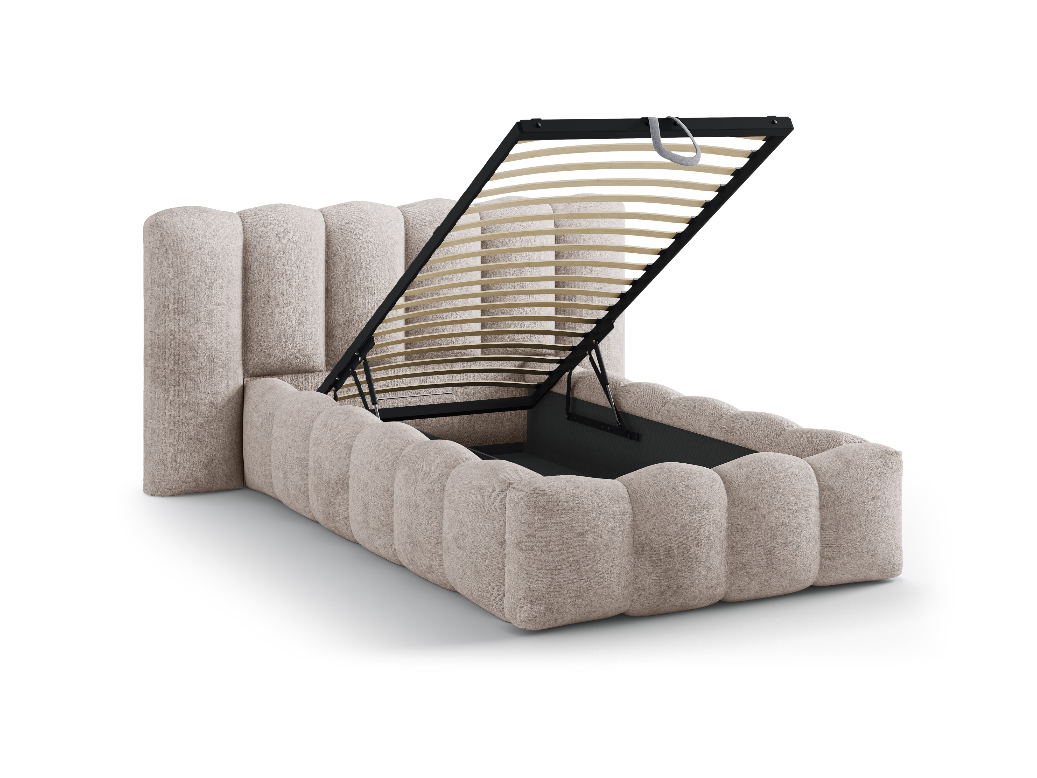 Bett LUPINE beige Chenille