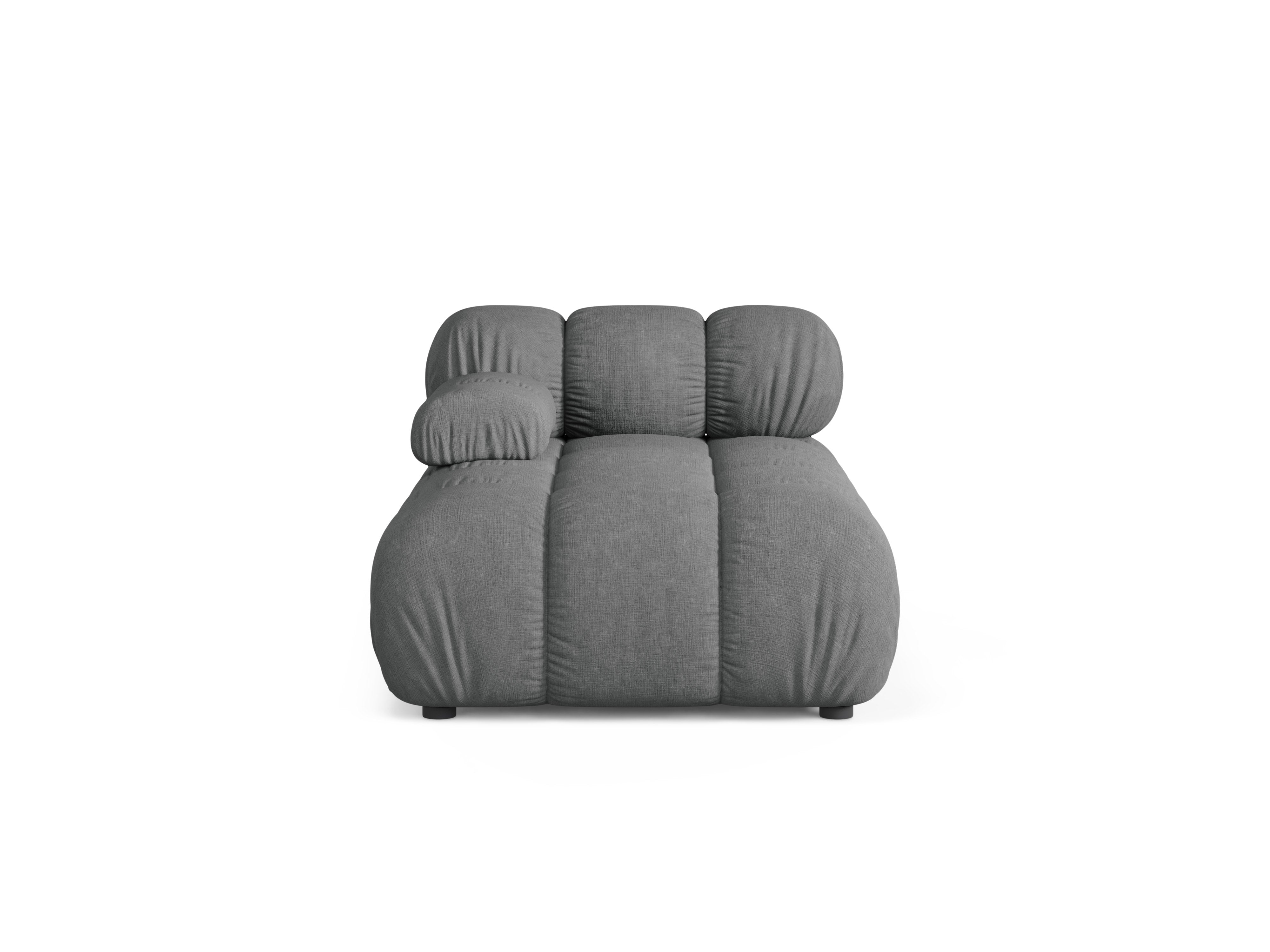 Linksseitiger Sessel BELLIS in Grau