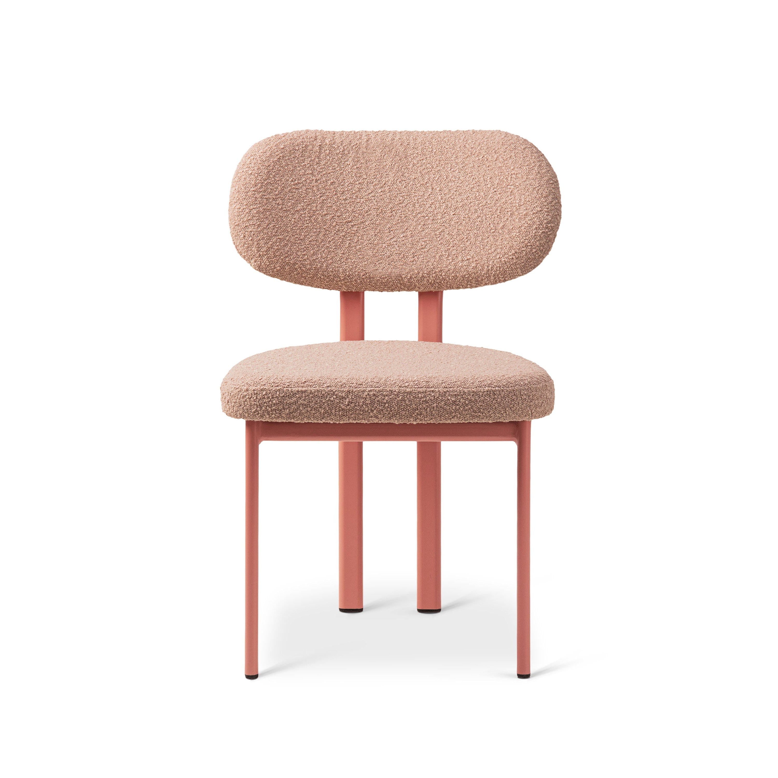 Stuhl SAM pudrig rosa Boucle [ewelina]