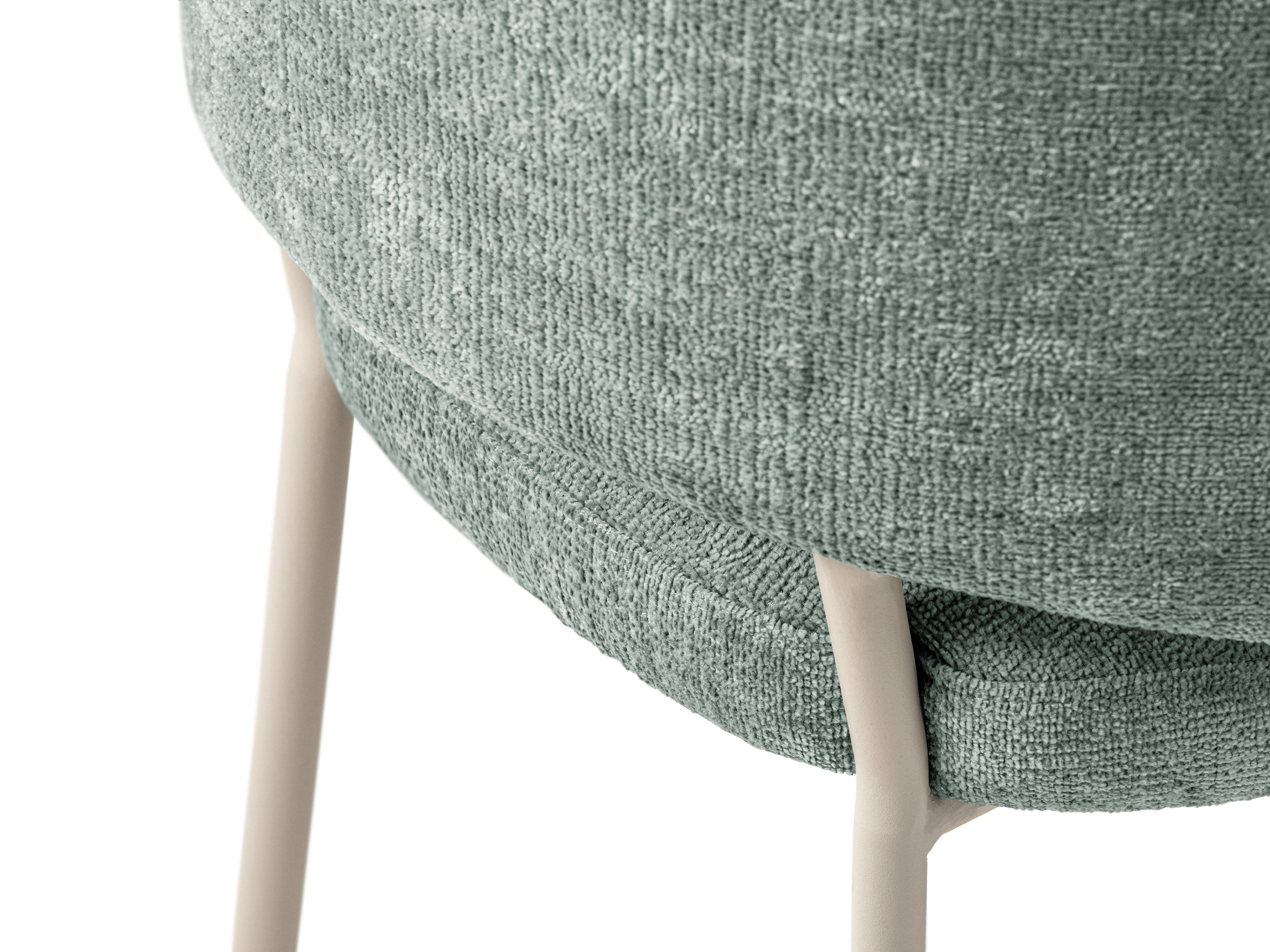 Chair DORA light blue chenille [ewelina]