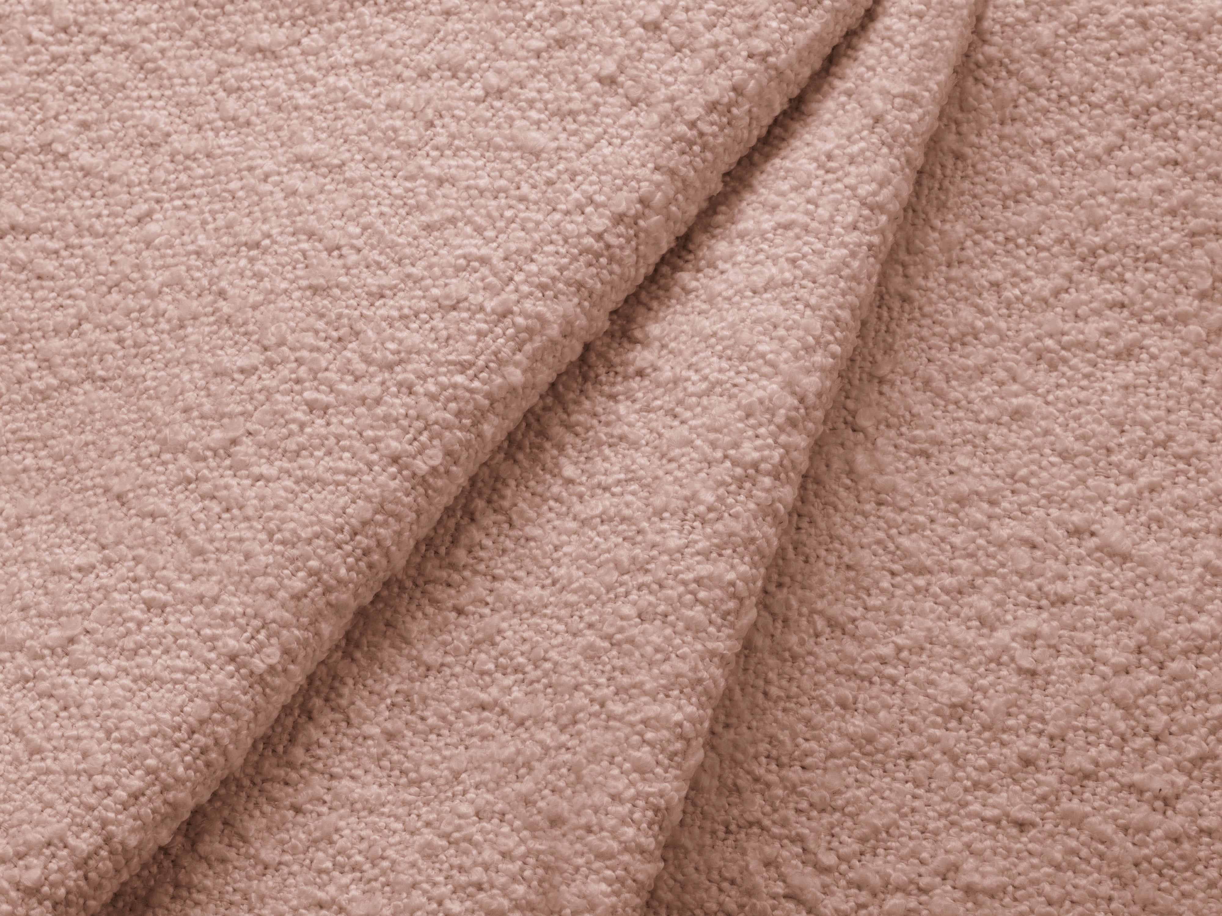 Symmetrical Corner Sofa KATE Pink Boucle