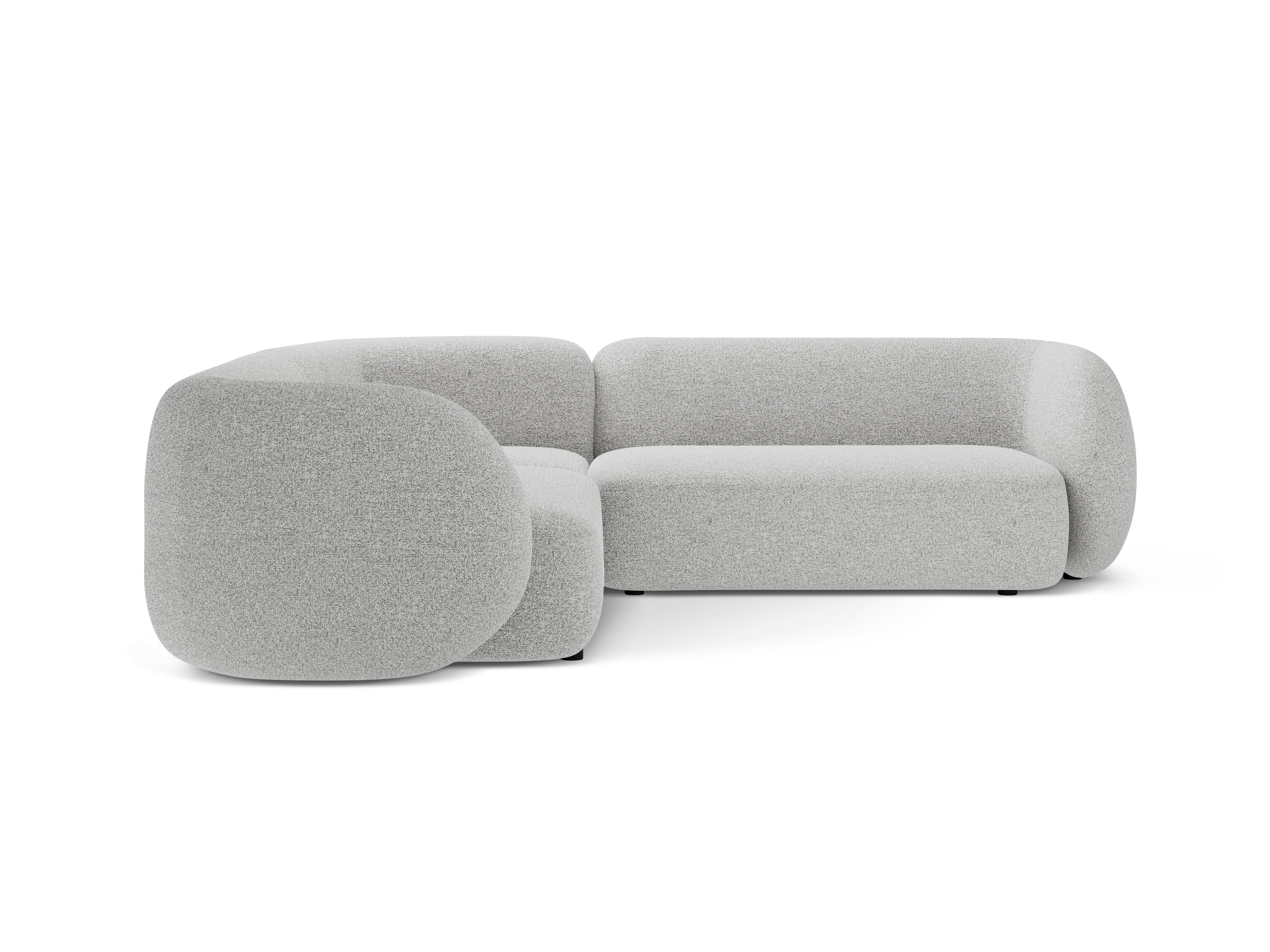 Symmetrical Corner Sofa KATE Light Gray Mélange