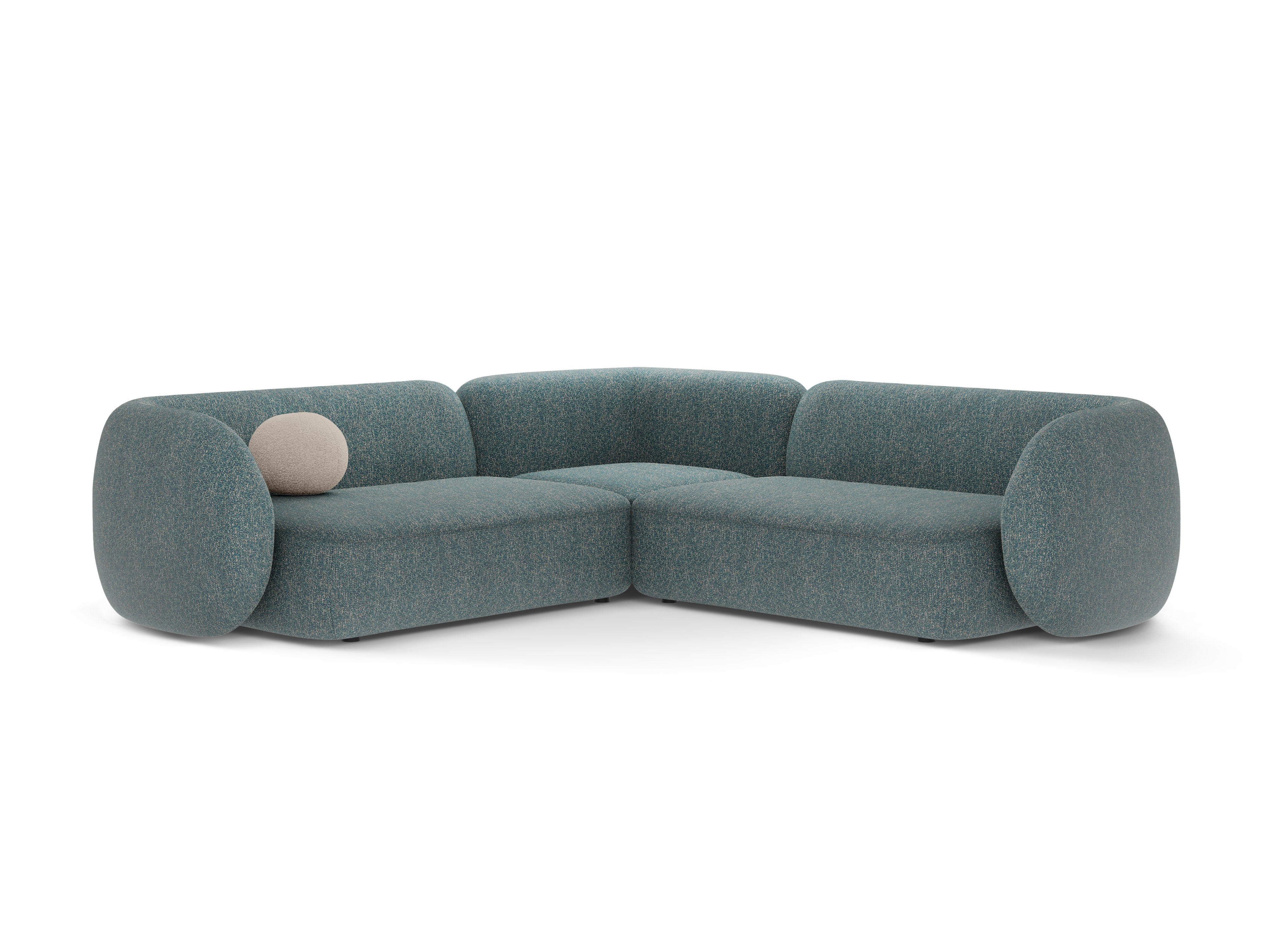 Symmetrical Corner Sofa KATE Blue Melange
