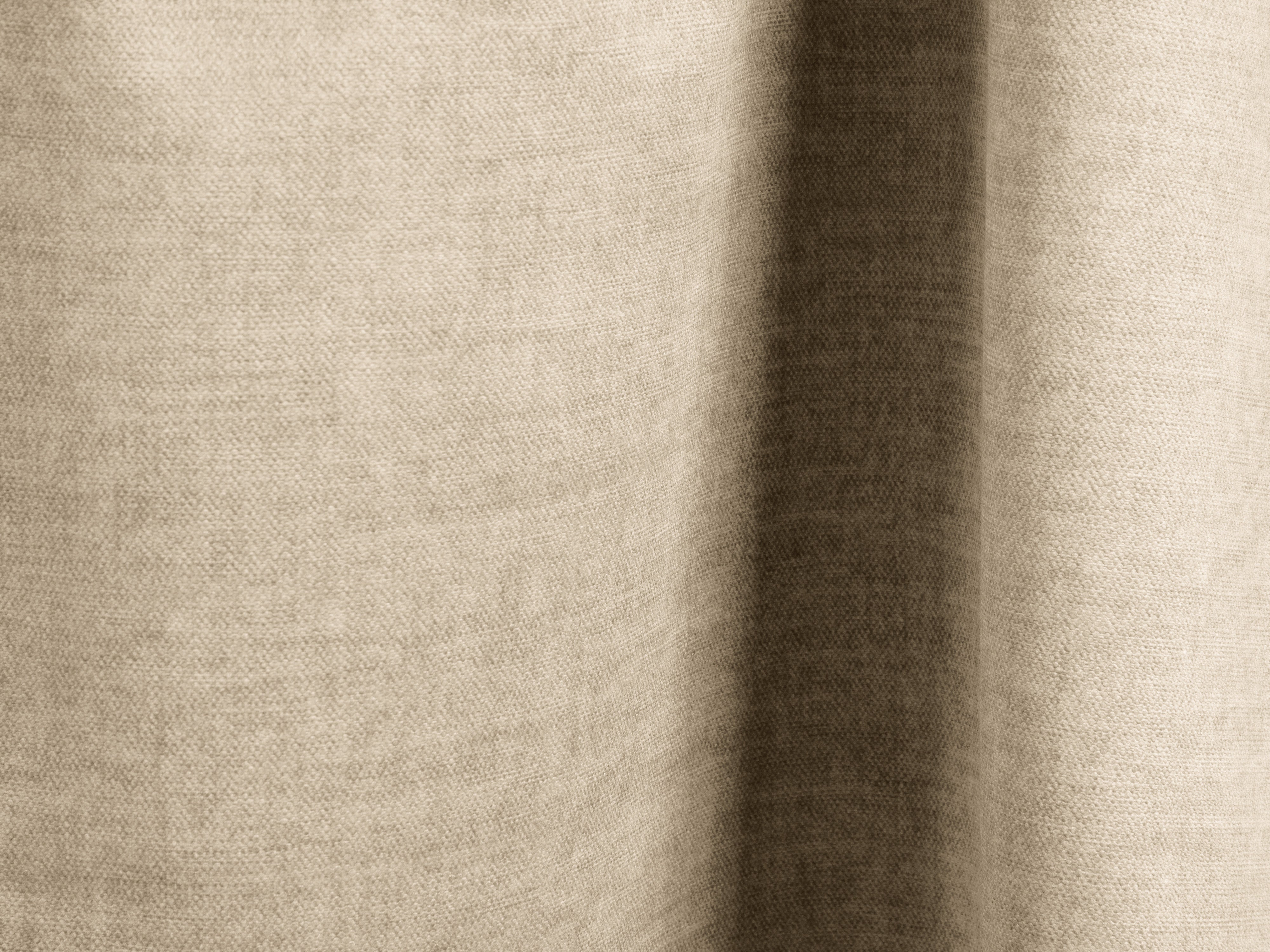 Samt linke Ecke mit Ella Light Beige Schlaffunktion