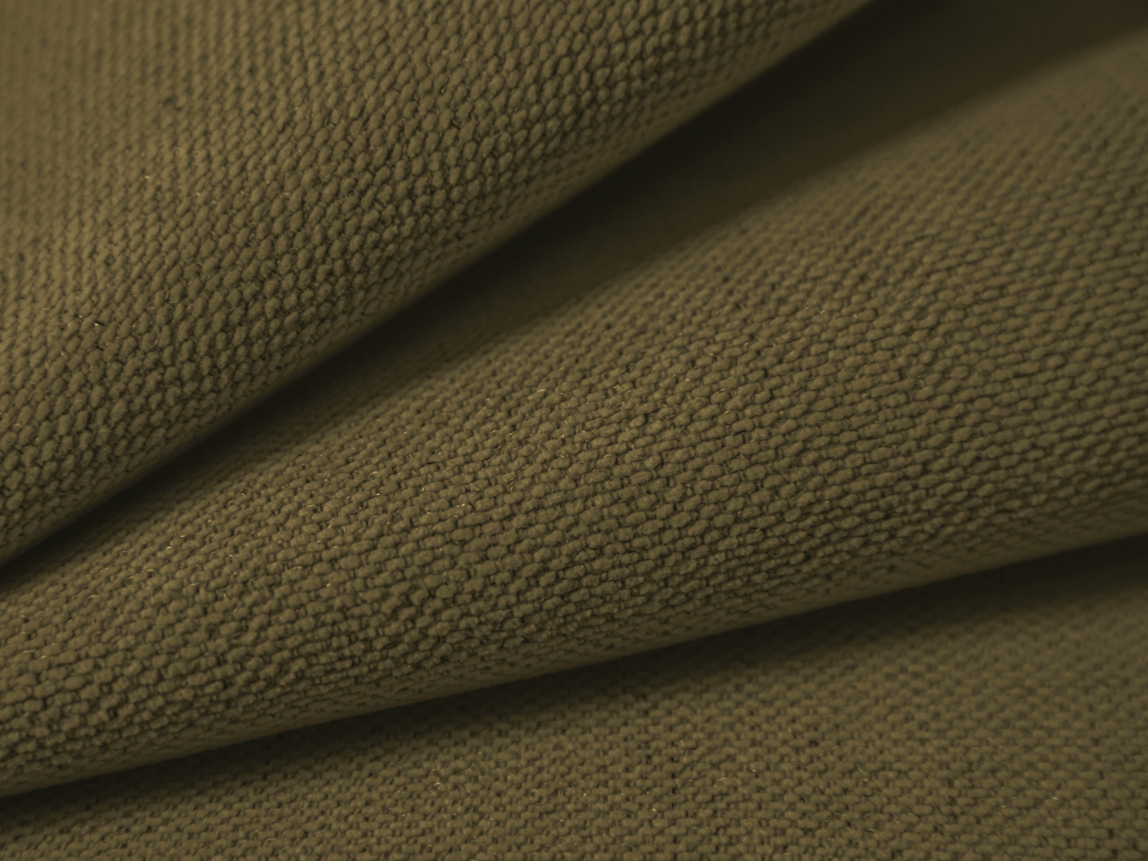 Left-facing 3-seater sofa bed VICTOR green chenille