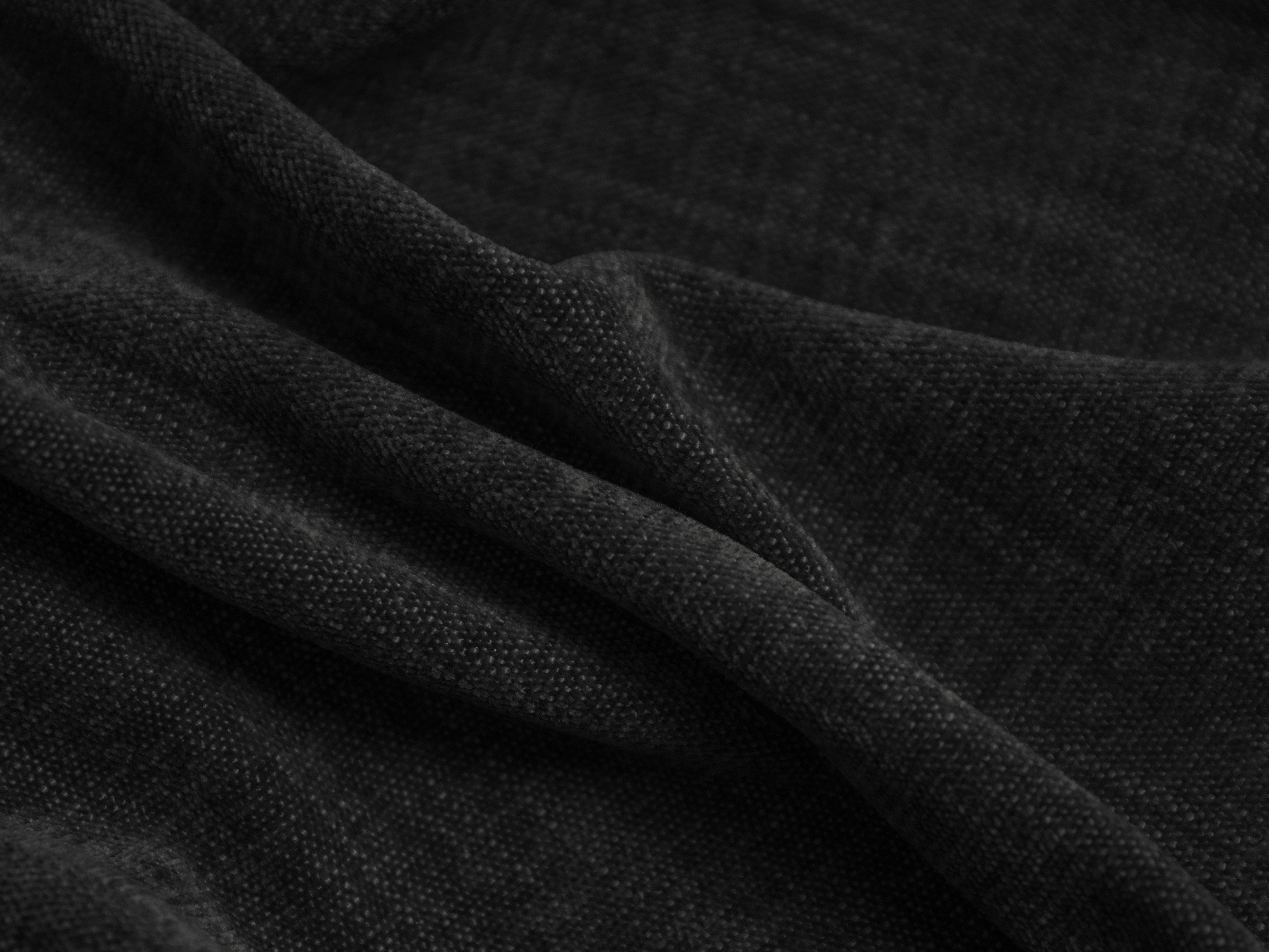 Left-sided corner sofa bed MARTINA black