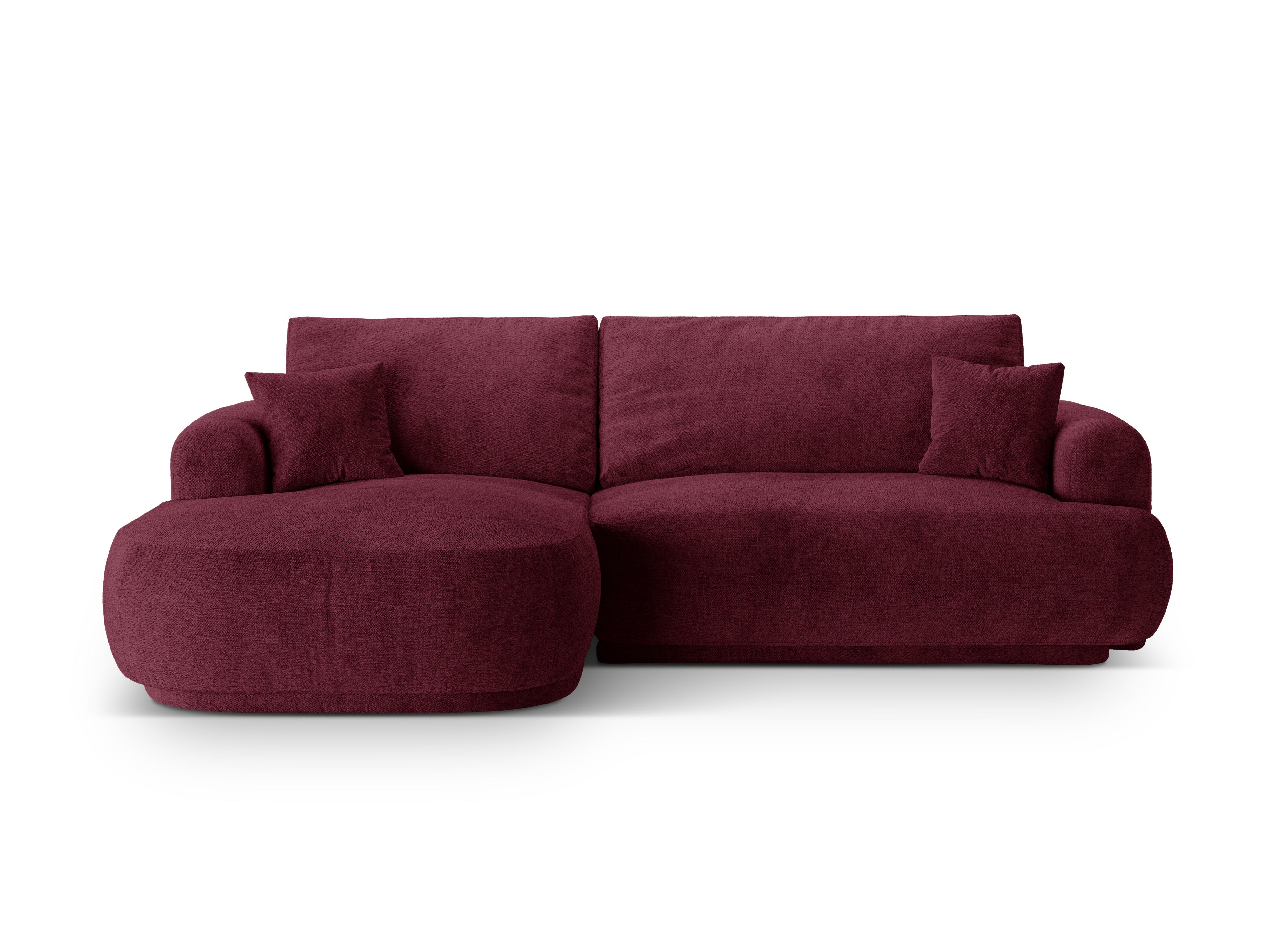 Left -hand corner with Ella Burgundy sleeping function