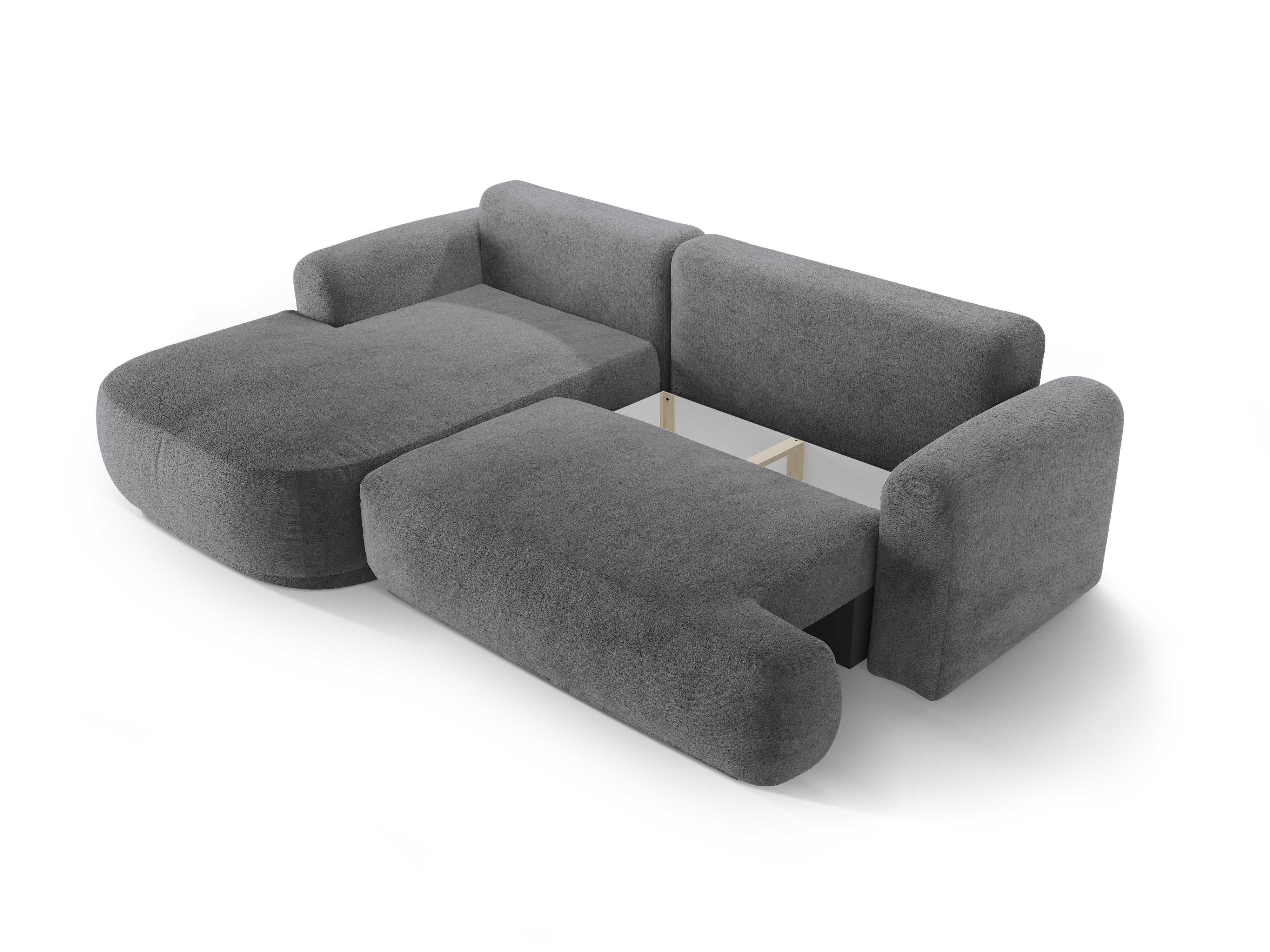 Links -Hand -Ecke mit Ella Grey Schlaffunktion