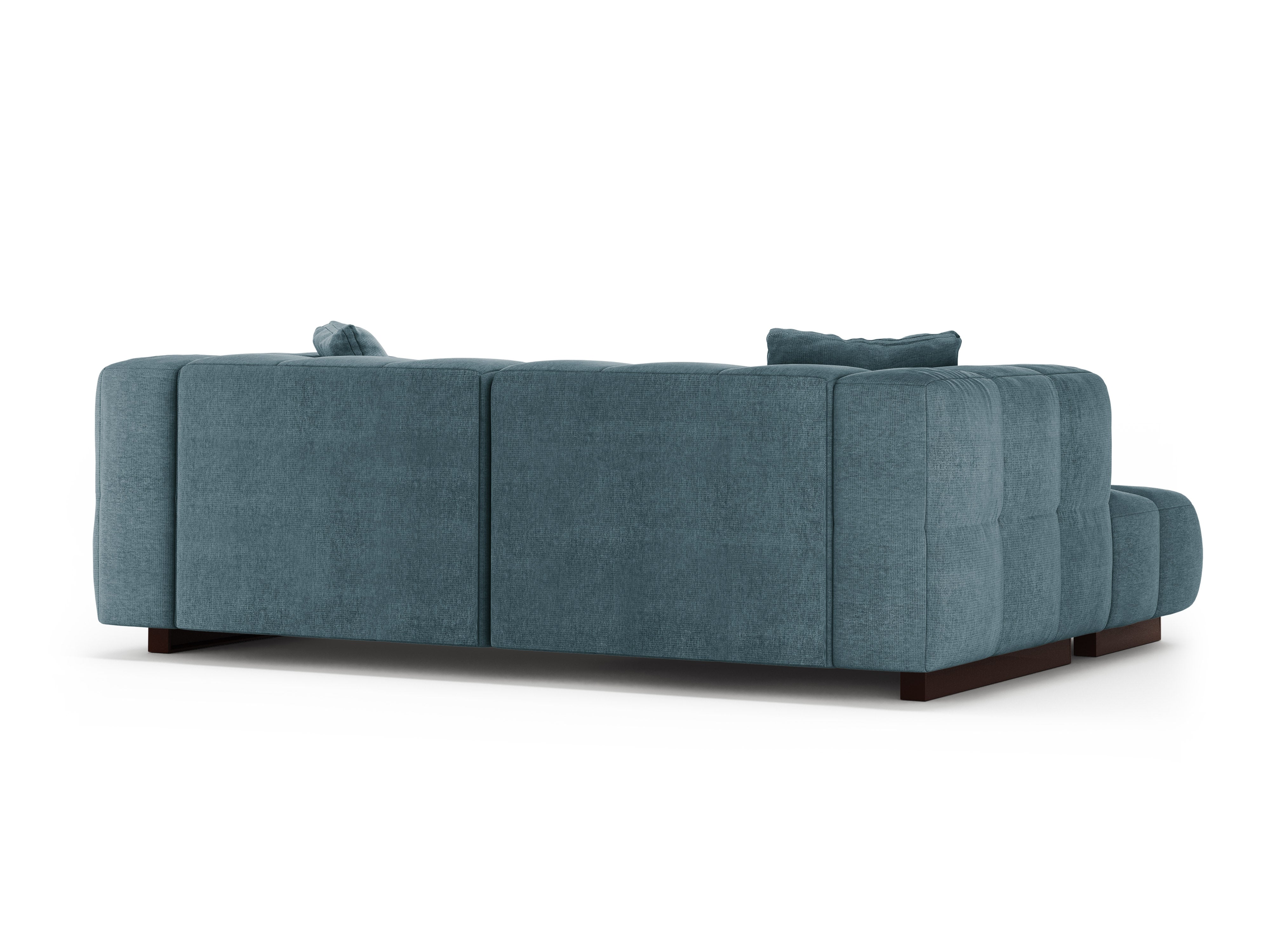 Ecksofa links mit Schlaffunktion PUMA hellblau