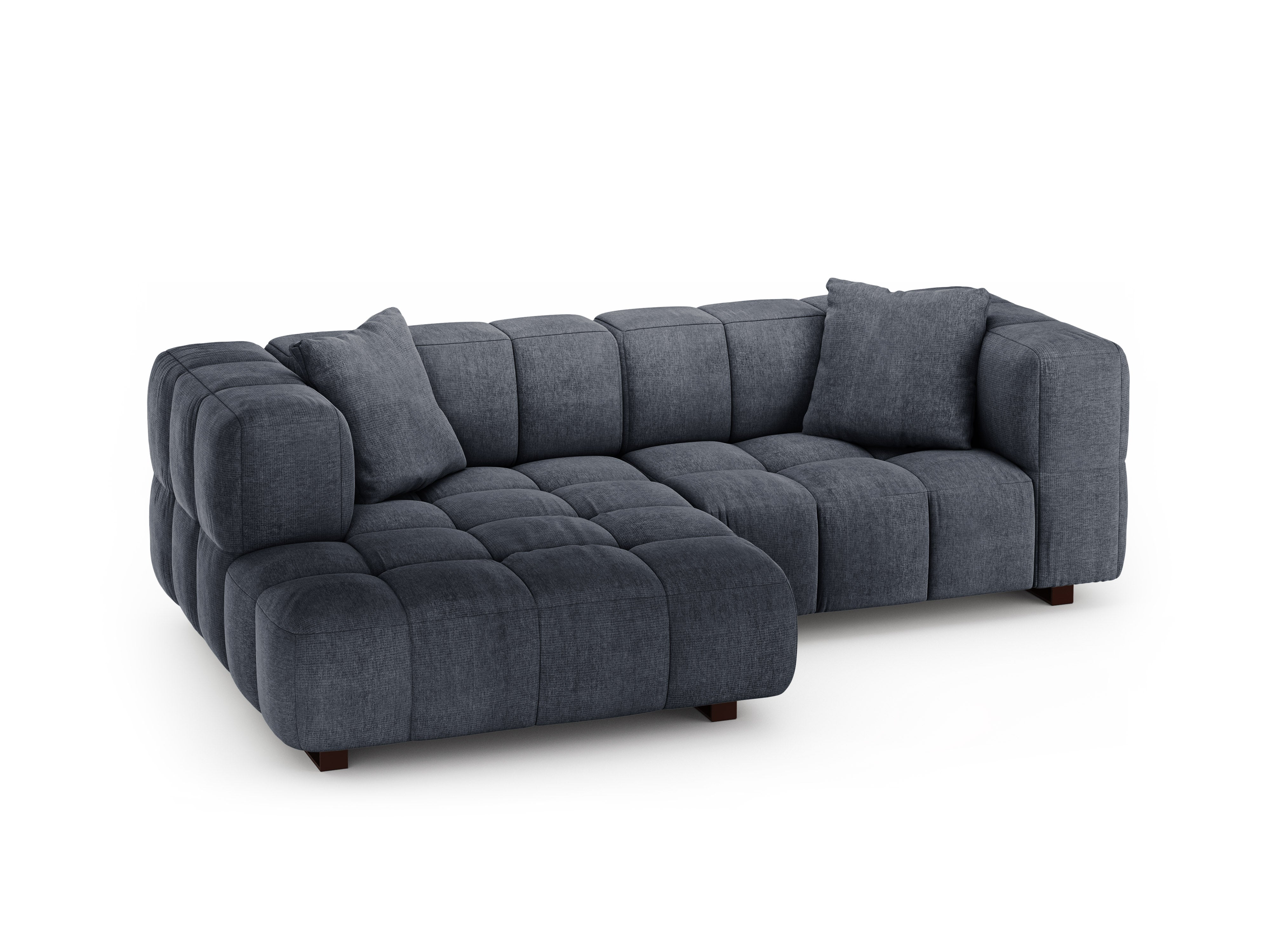 Ecksofa links mit Schlaffunktion PUMA dunkelblau