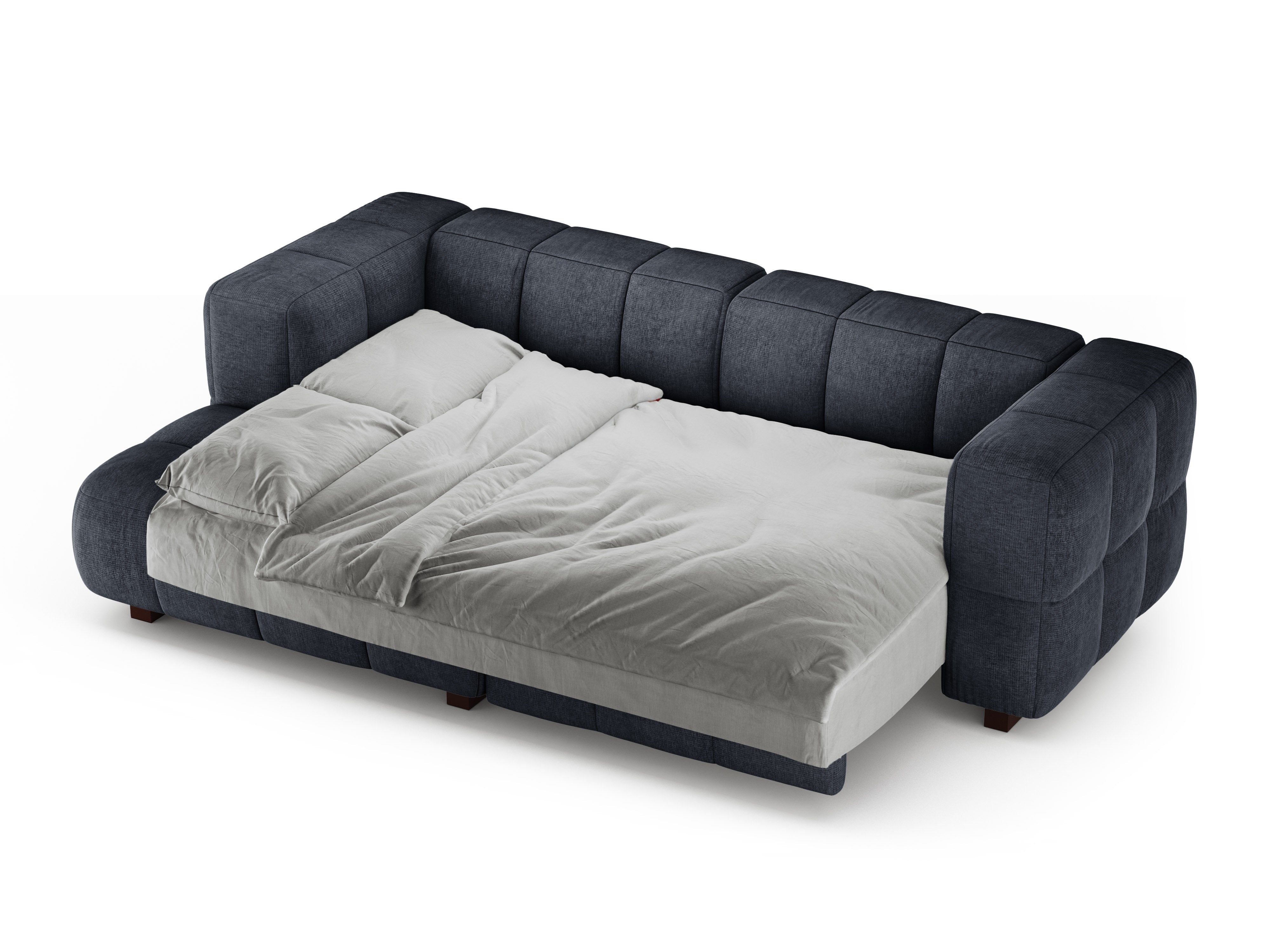 Ecksofa links mit Schlaffunktion PUMA dunkelblau