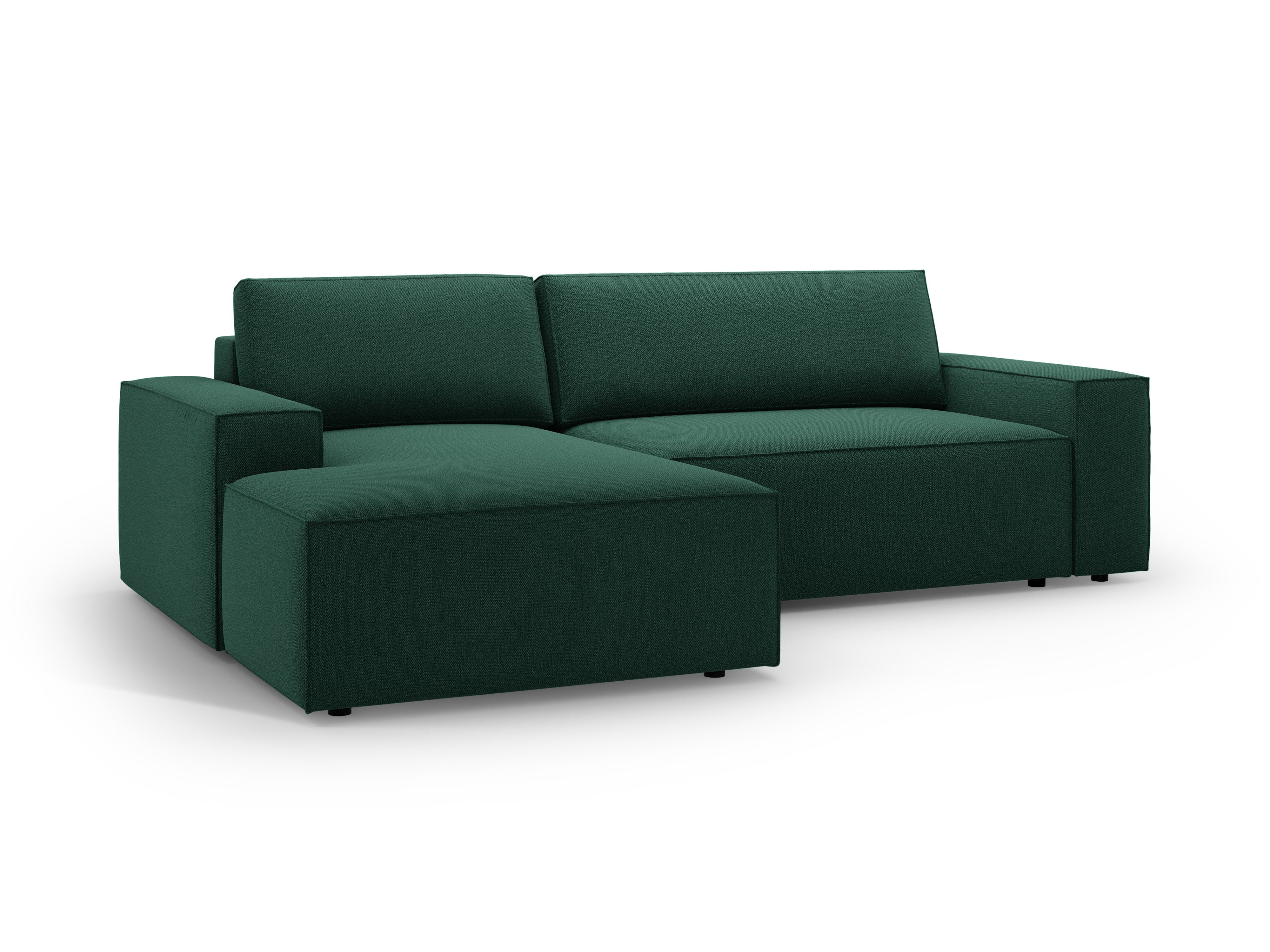 Ecksofa links mit Schlaffunktion JODIE grün