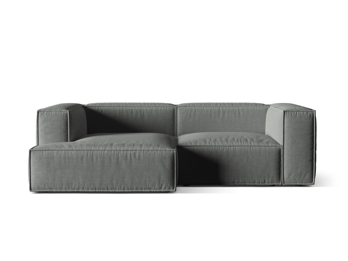 Narożnik 3-osobowy lewostronny NURIA szary – Micadoni