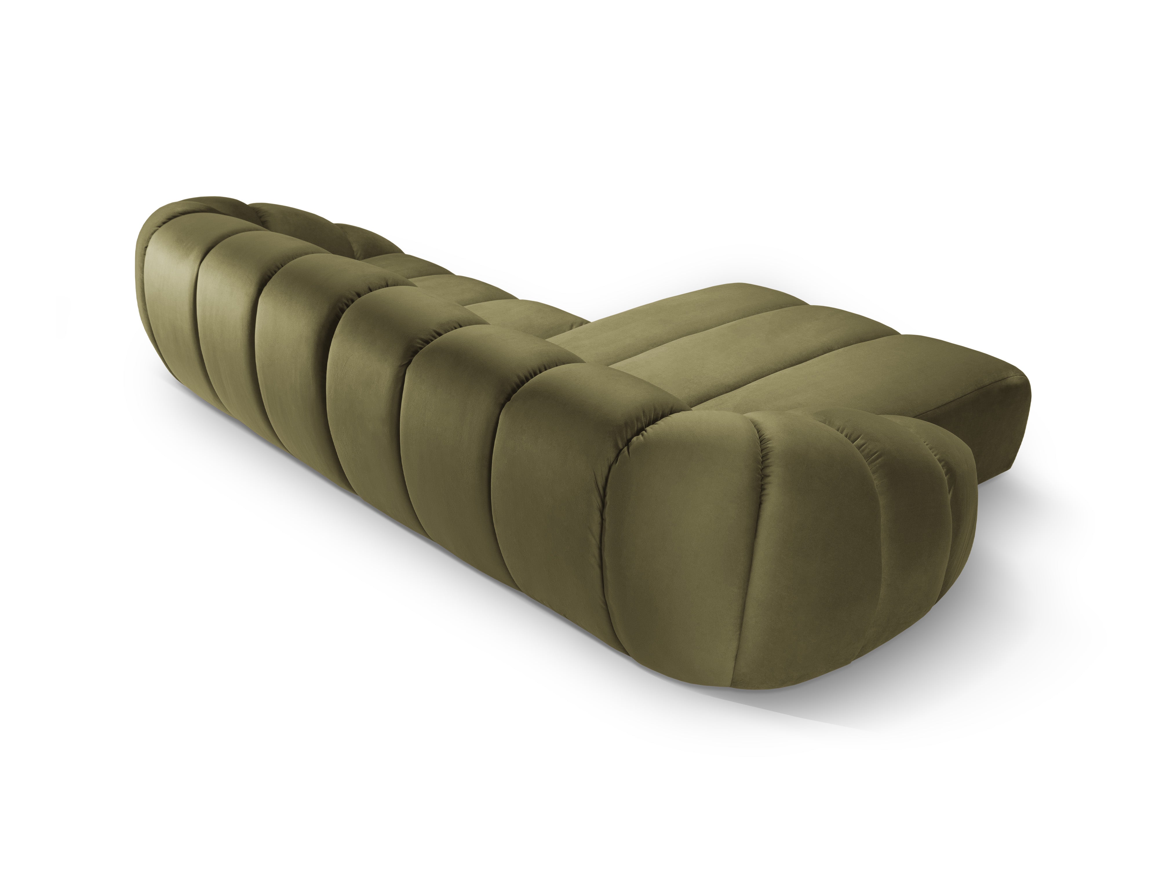 Samt linke Ecke Sofa, "Diana", 4 Sitze, Grün, 334x182x72
In Europa gemacht