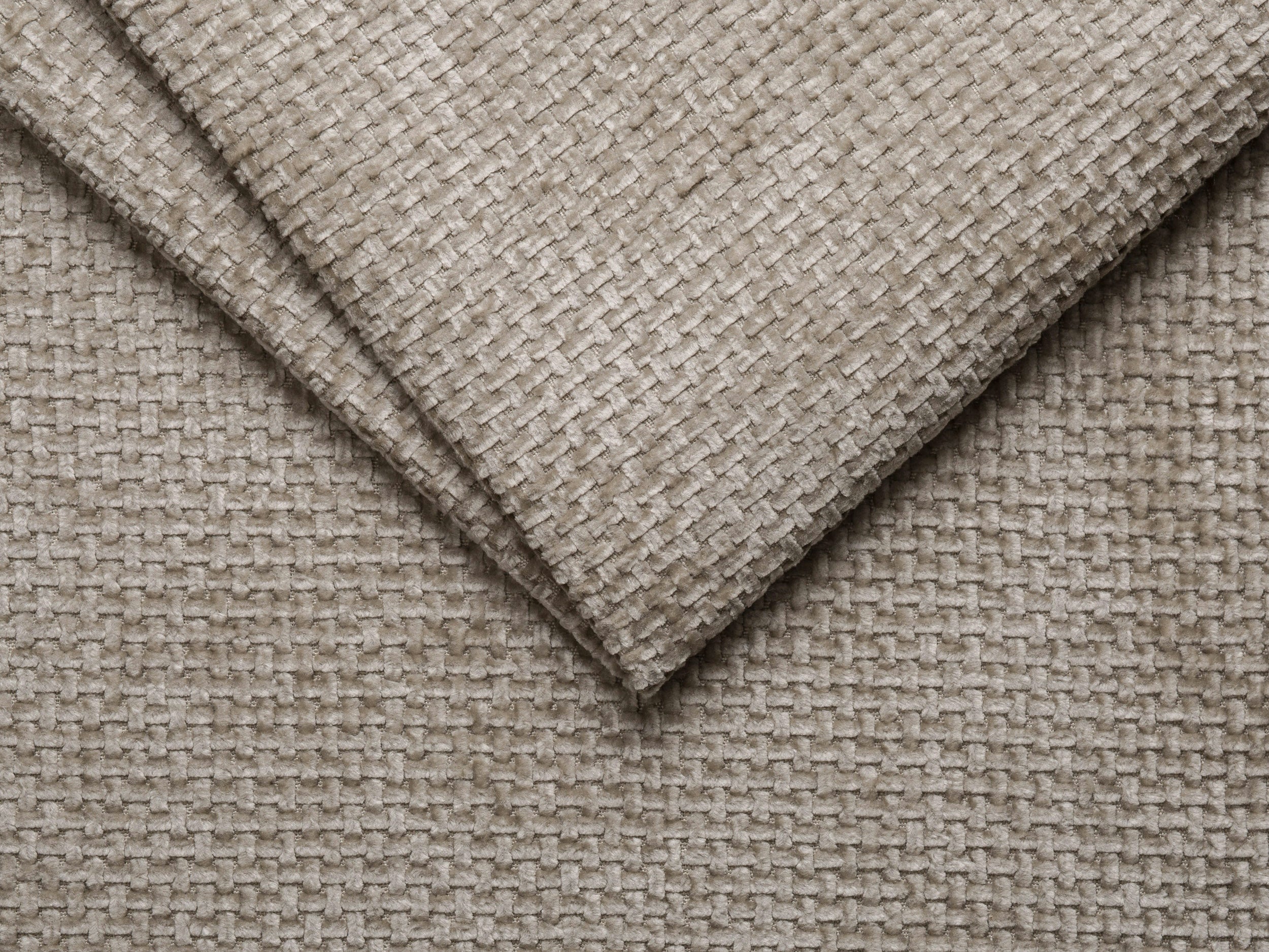 4-sitzige linke Eckcouch LUPINE beige Chenille