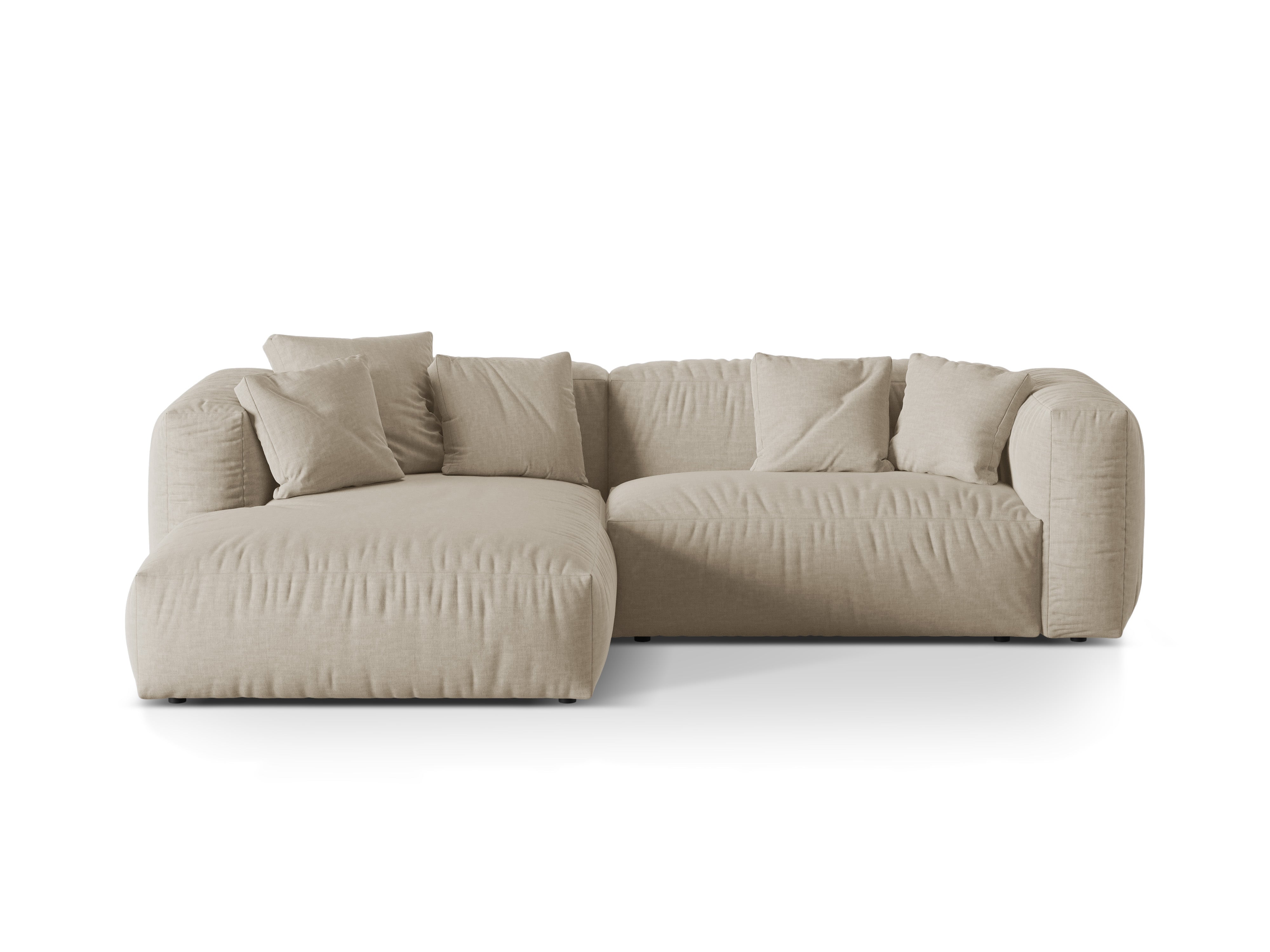 Left-hand left-sided corner Martin light beige