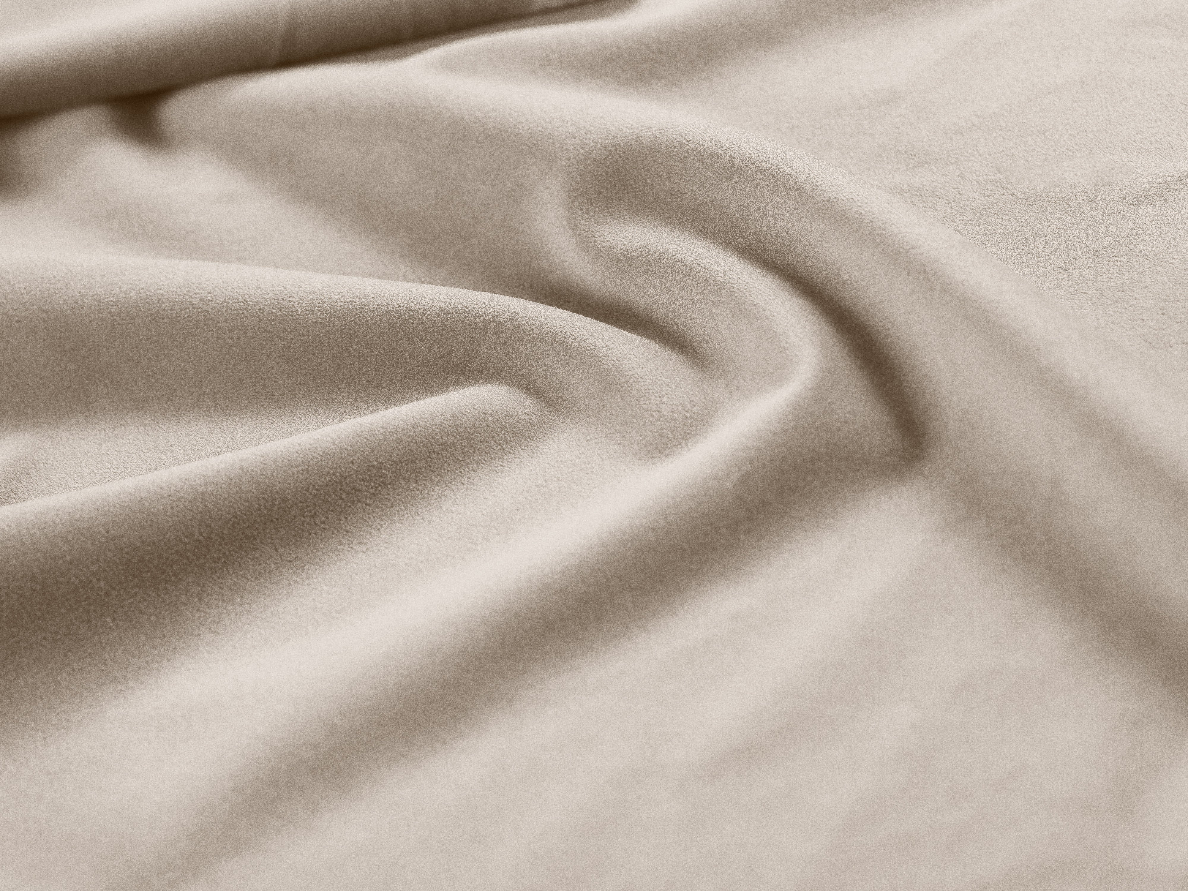 Samtpouf GEORGIA in Hellbeige