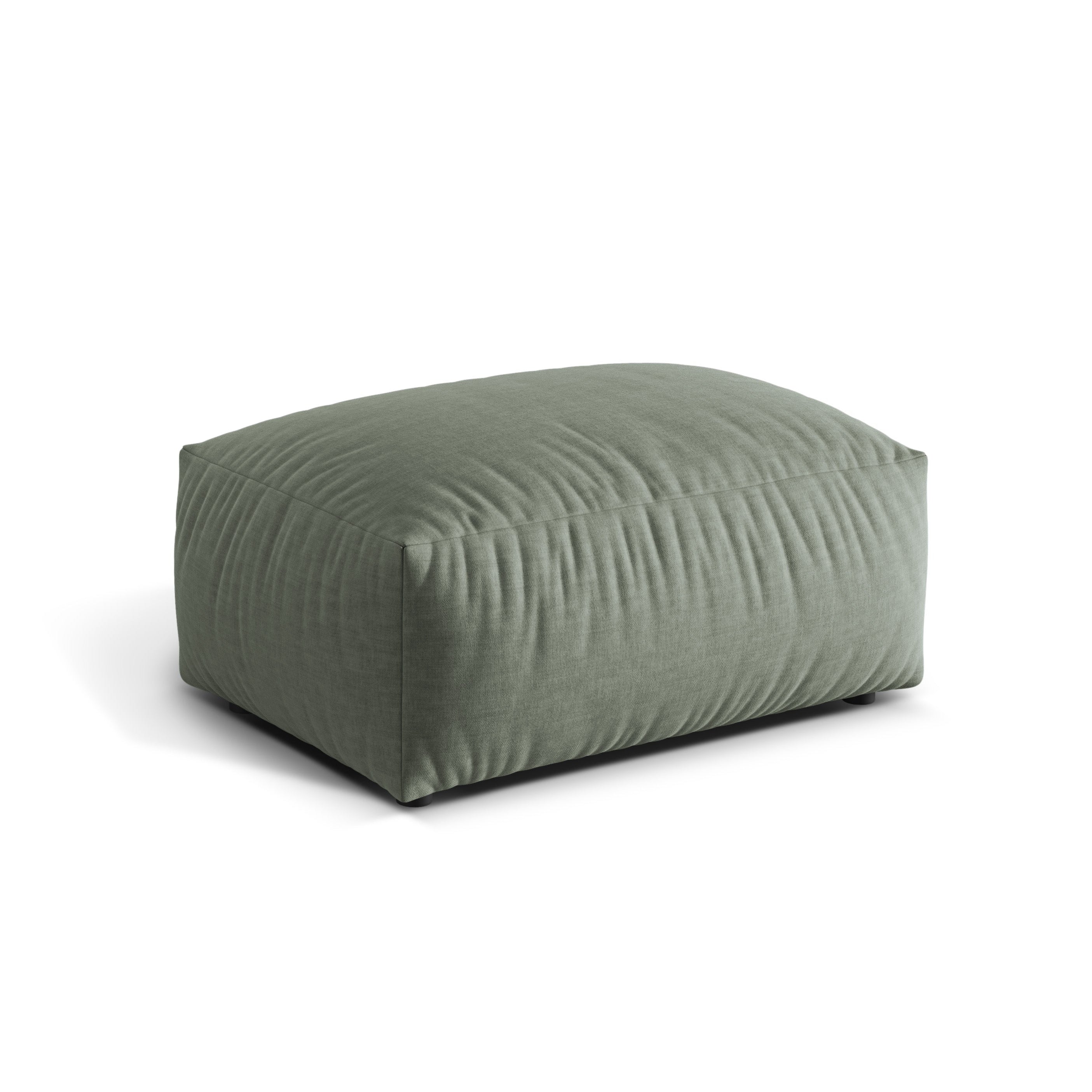 Grüner Olive Martin Pouf