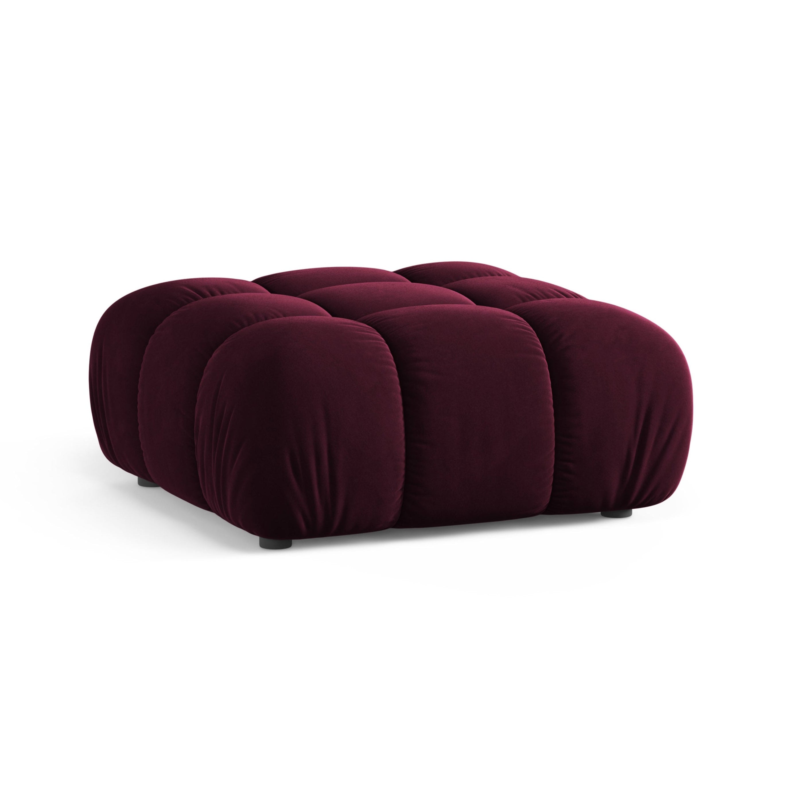 Puff / Modul BELLIS burgunder Samt