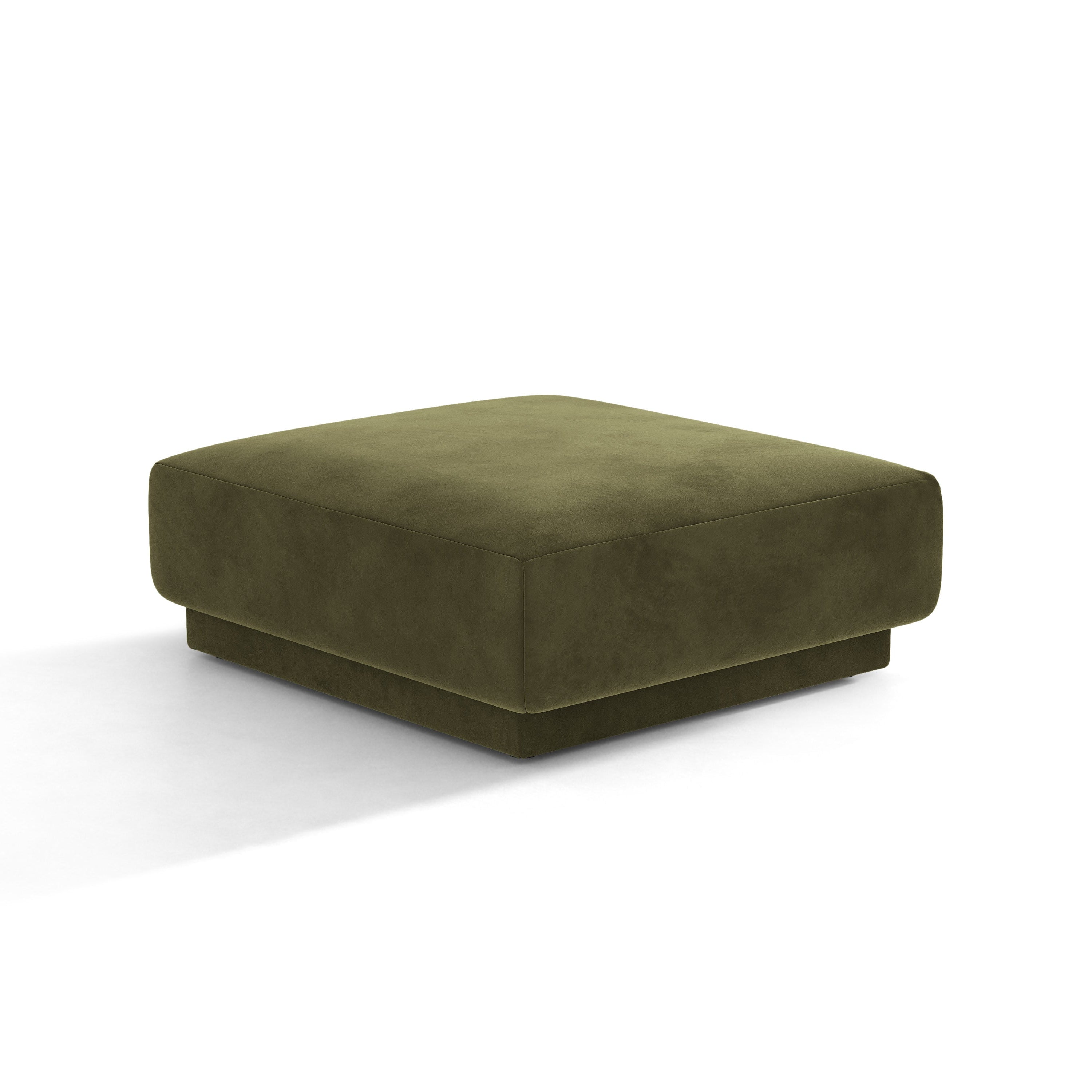 Samtiger Pouf Miley Green