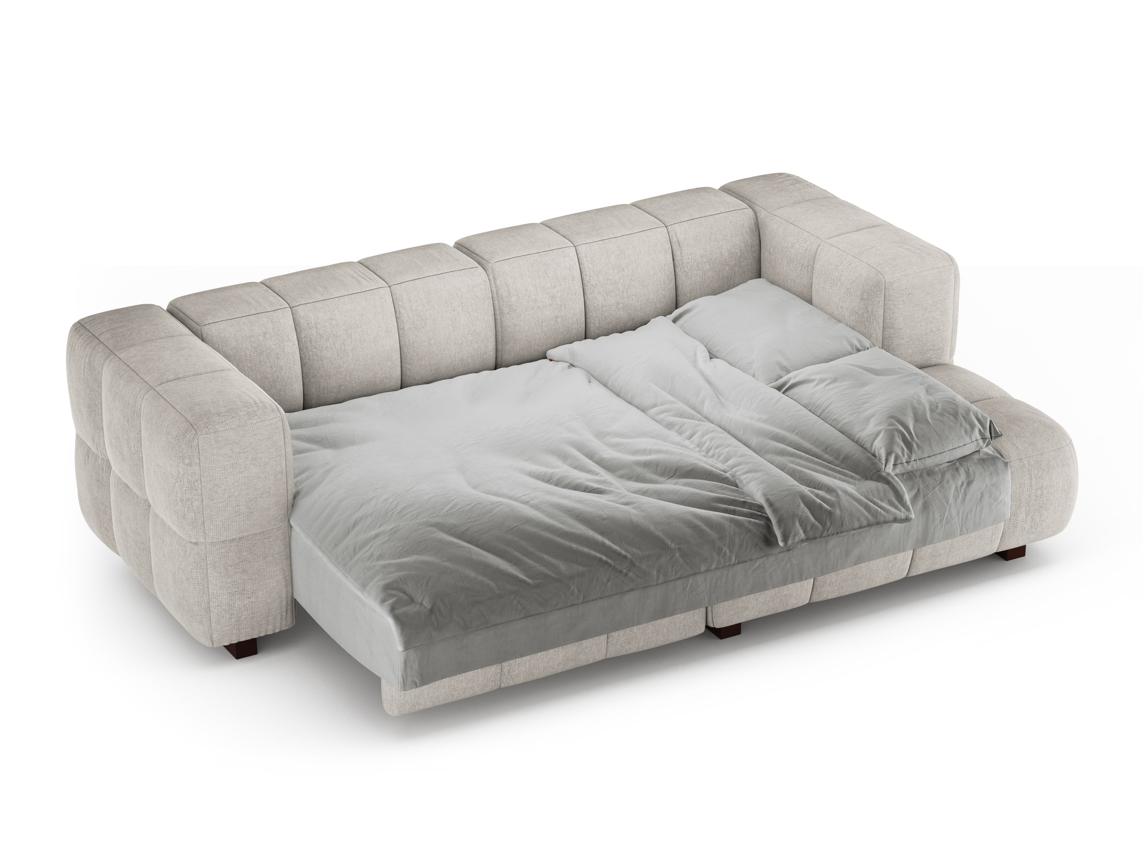 Rechtsseitige Schlafcouch PUMA beige