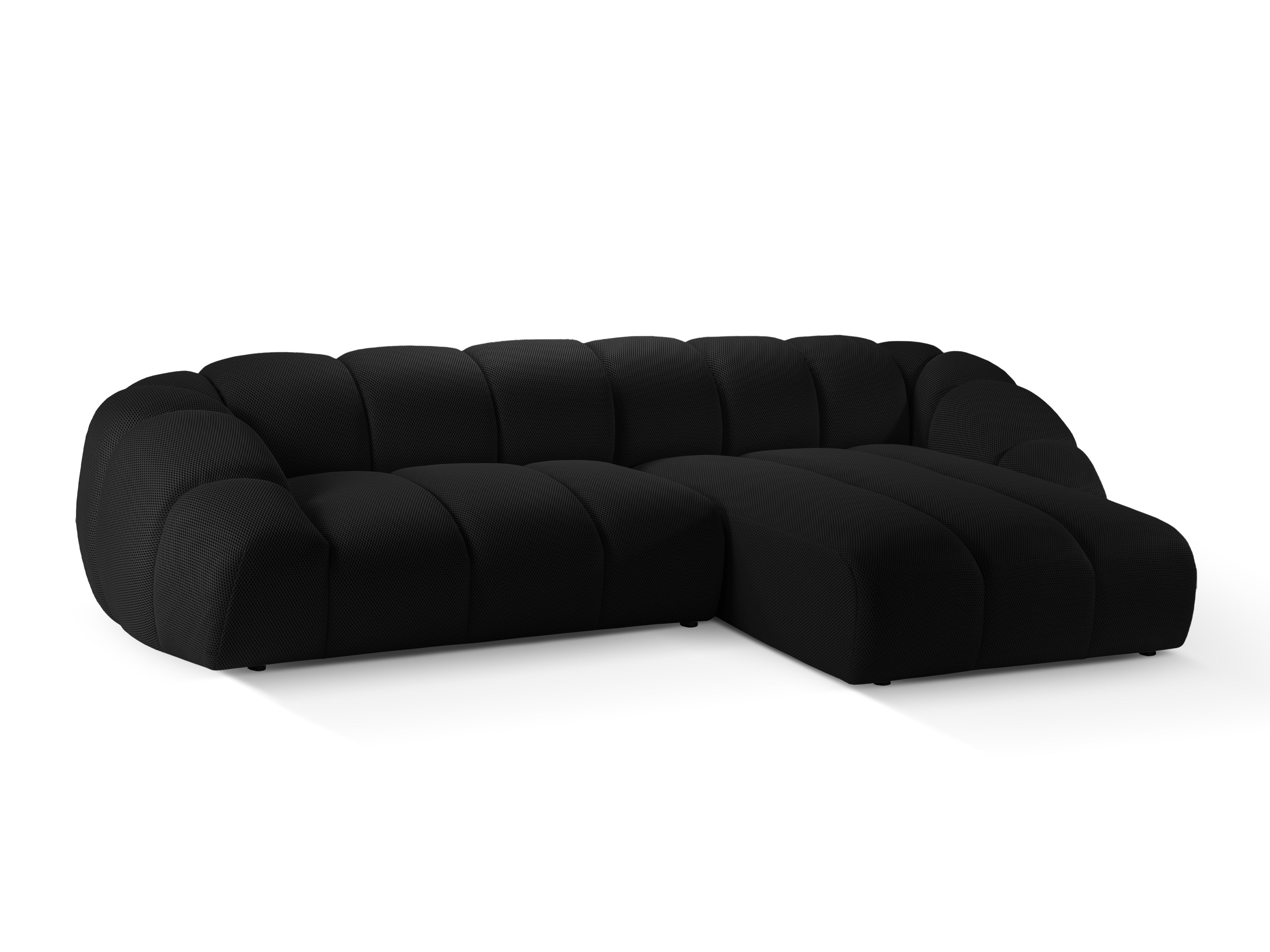 Rechte Ecke Sofa, "Diana", 4 Sitze, schwarz, 334x182x72
In Europa gemacht