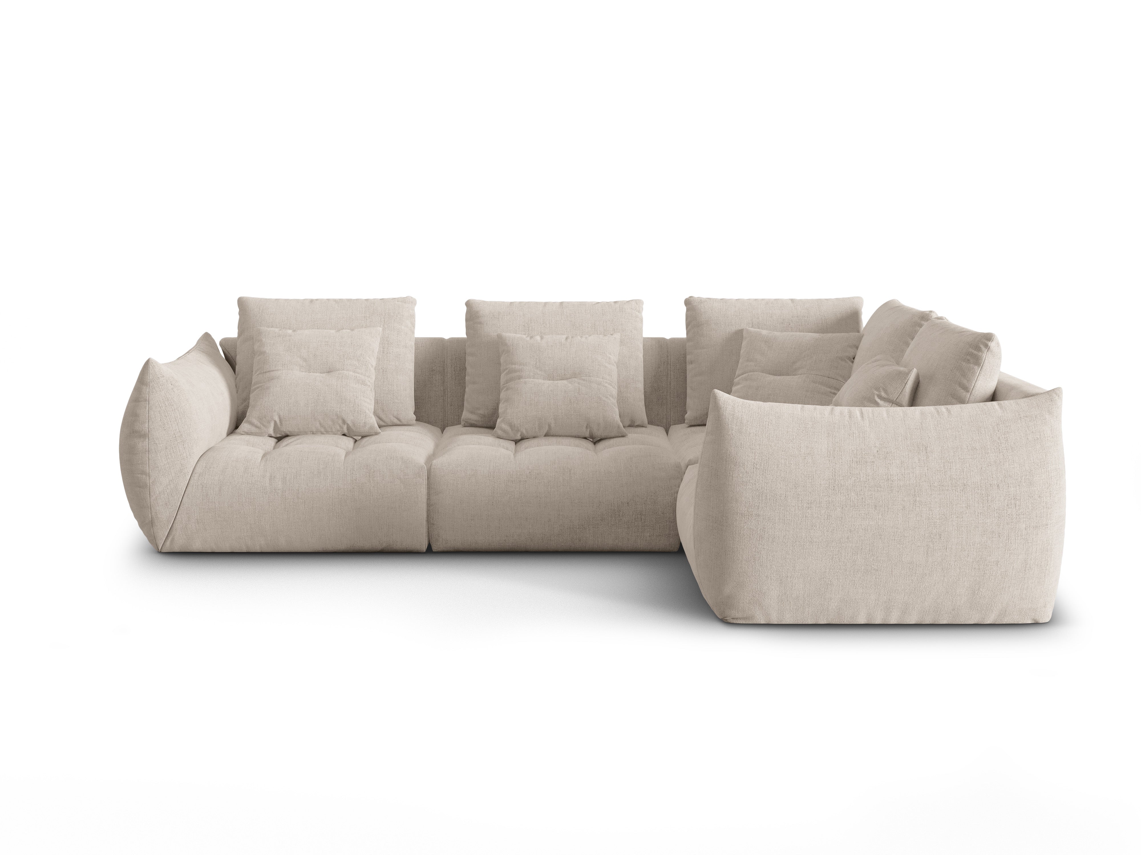 Modularer rechter Ecksofa, "Bloom", 3 Sitze, dunkles Beige, 316x216x95
In Europa gemacht
