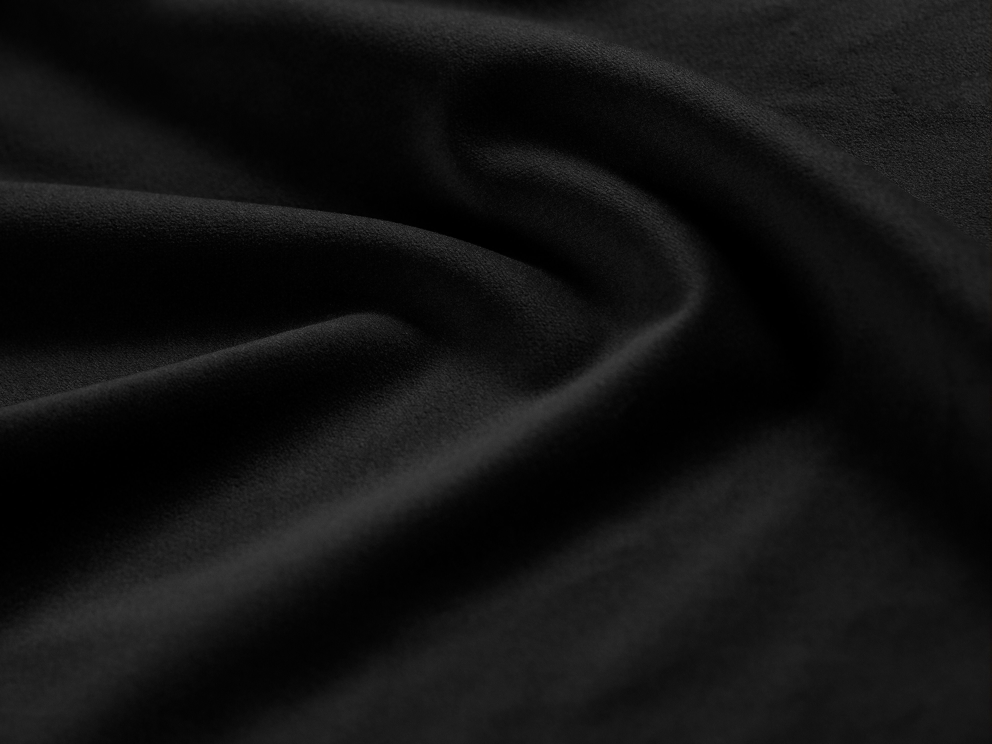 Samt-Ecksofa rechtsseitig für 3 Personen JODIE in Schwarz