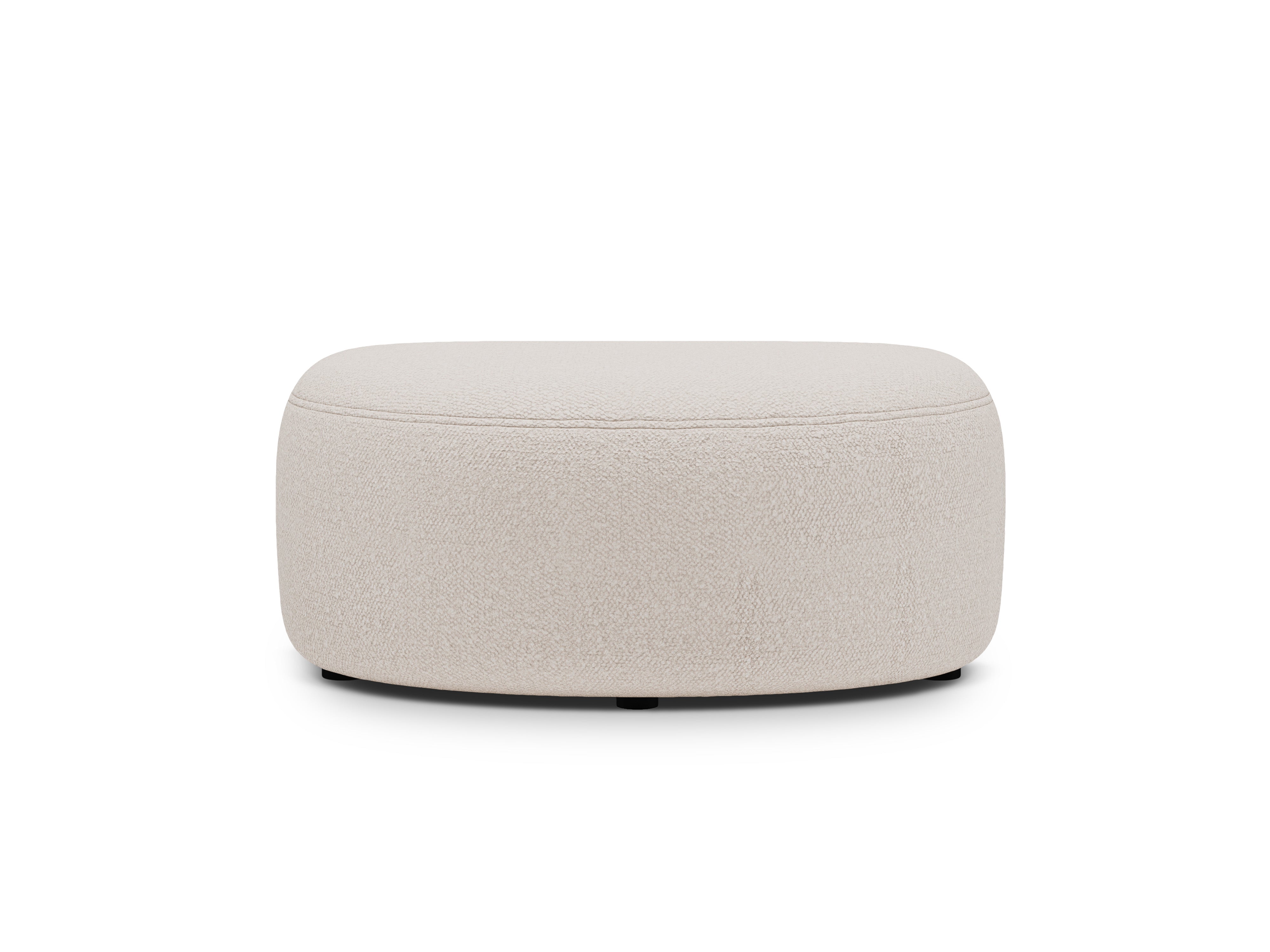 Kate Pouf Beige Boucle
