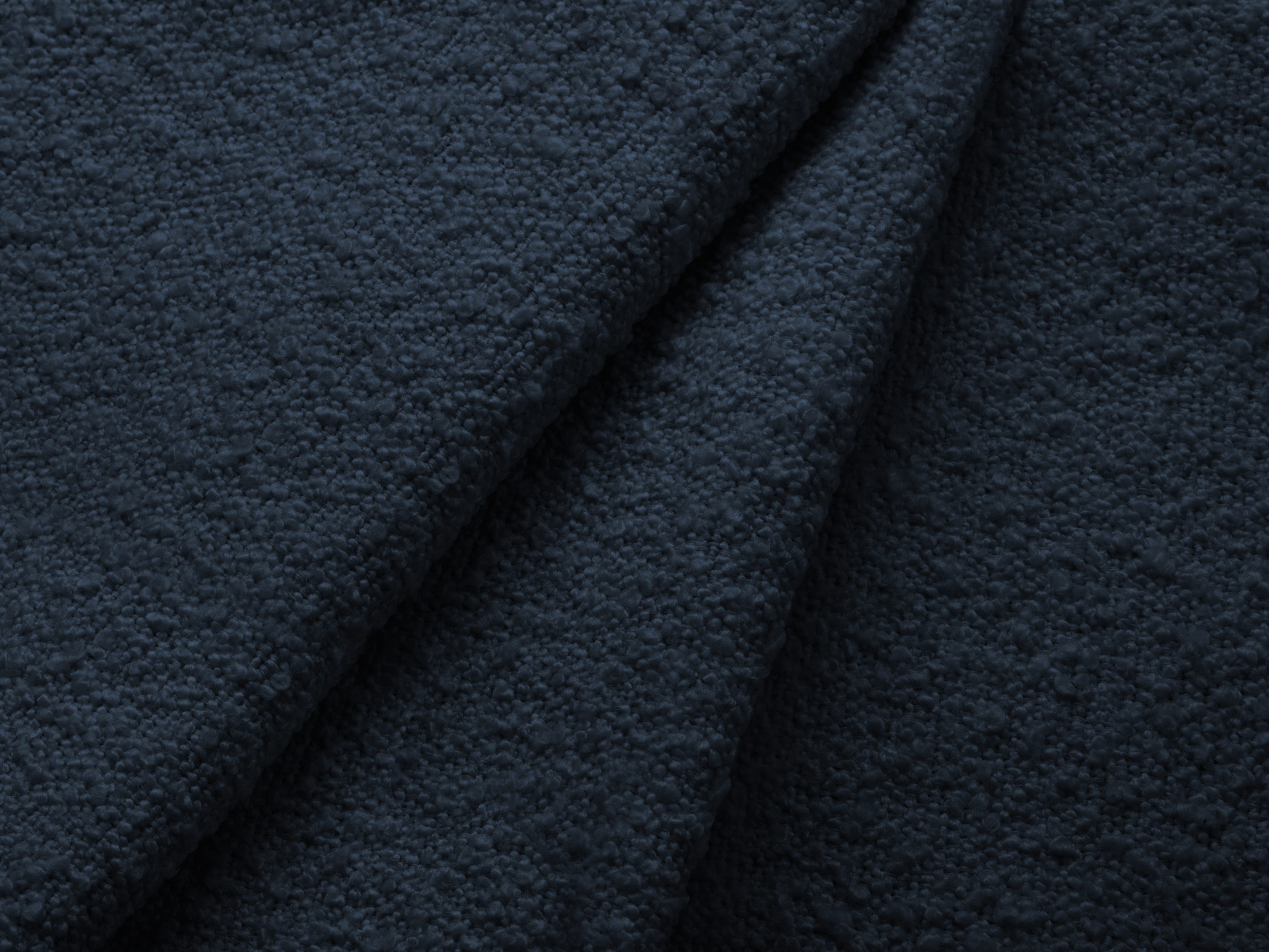Pouf KATE granatfarbener Boucle