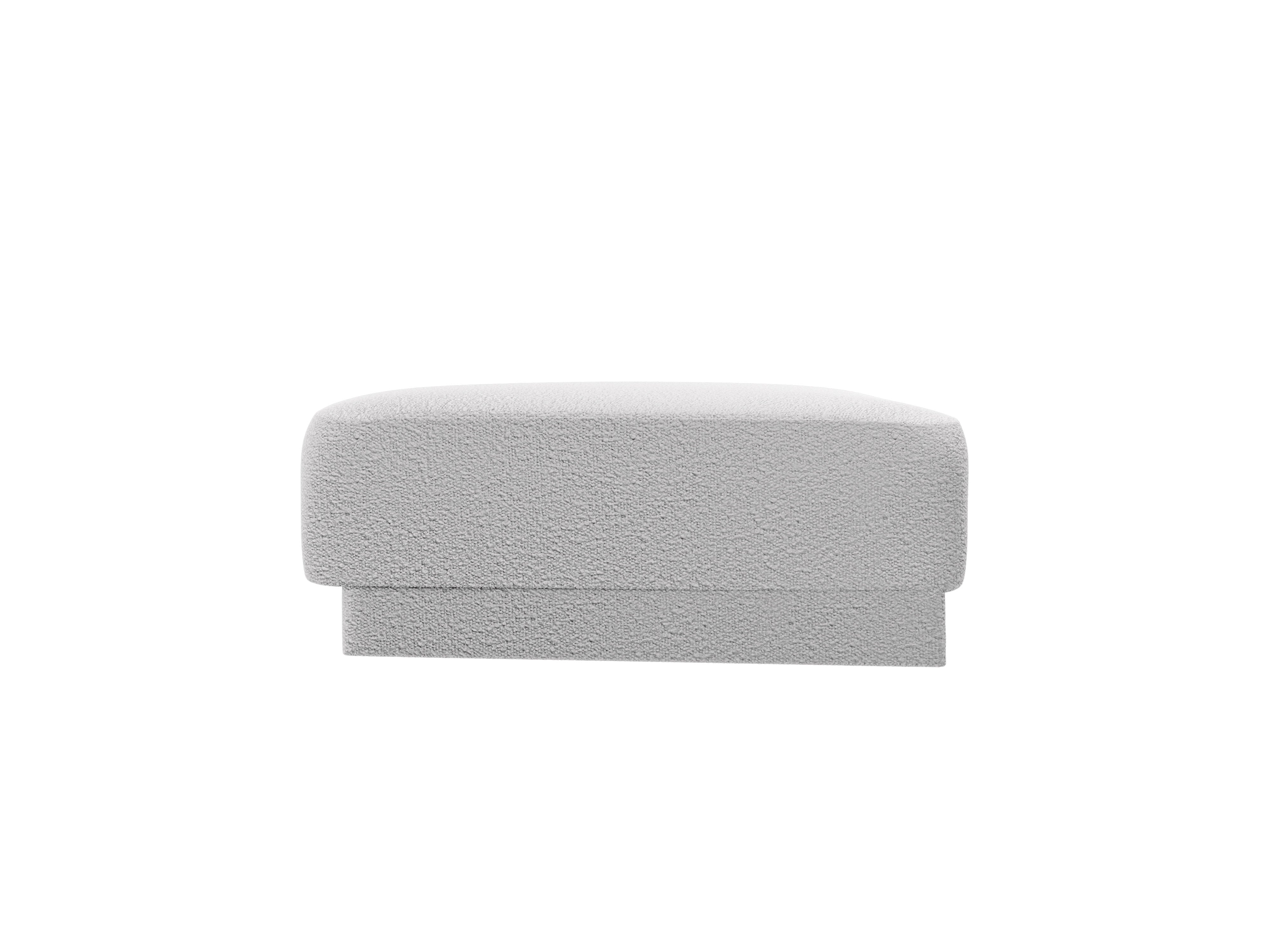 MILEY pouf light gray boucle