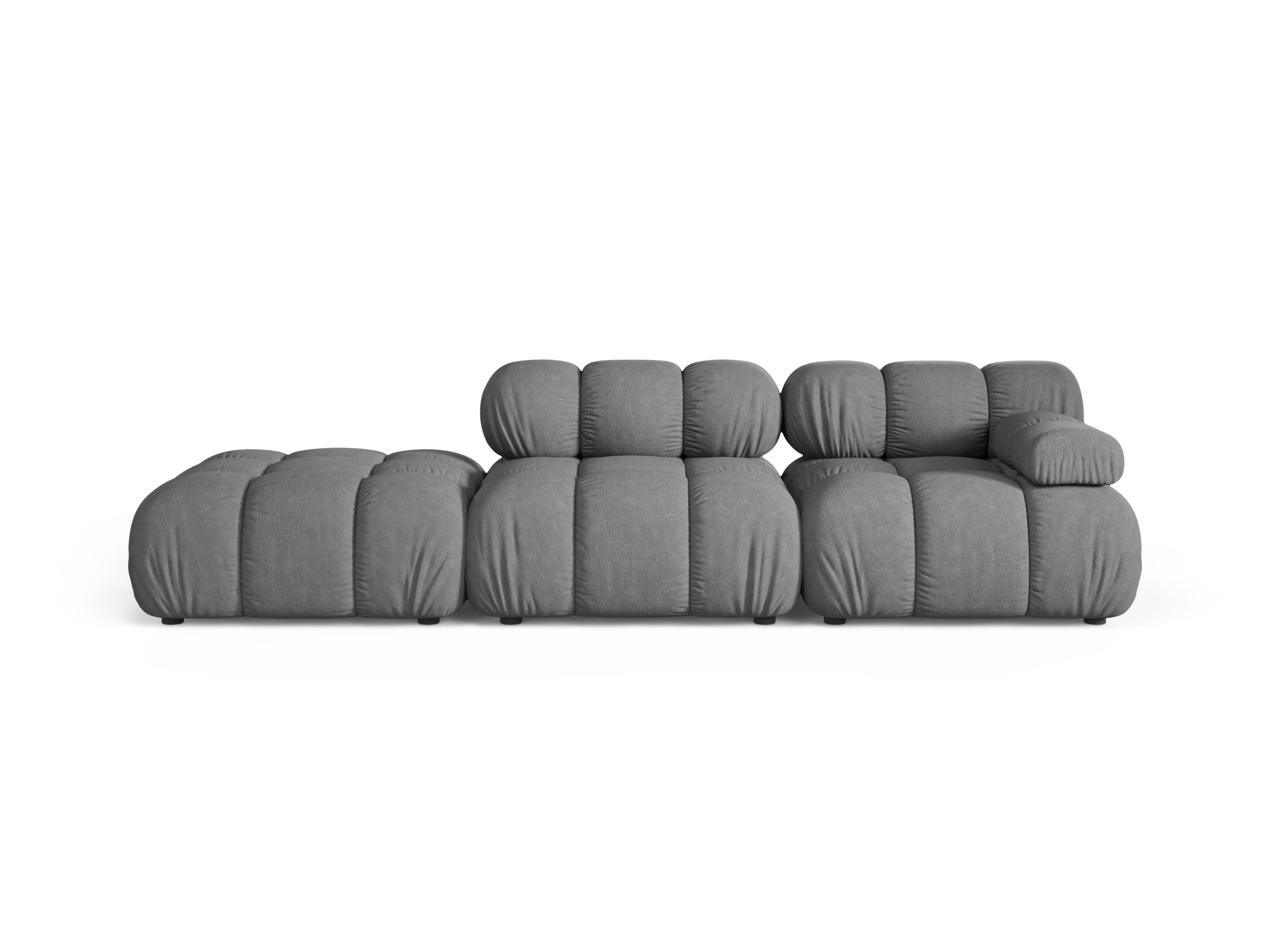 Modulares offenes Sofa BELLIS linksseitig in Grau