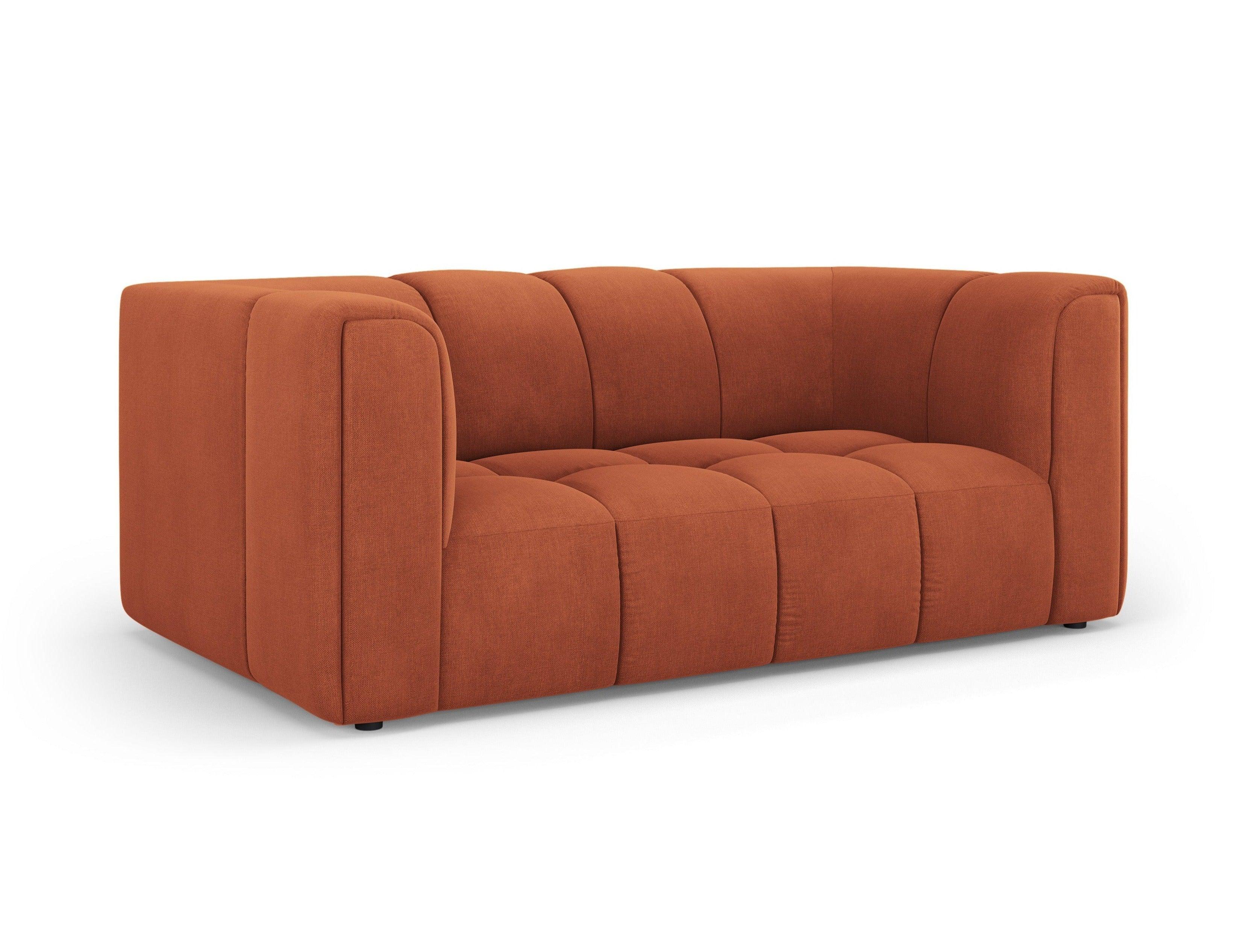 2-seater sofa FRANCESCA terracotta chenille Milo Casa Eye on Design