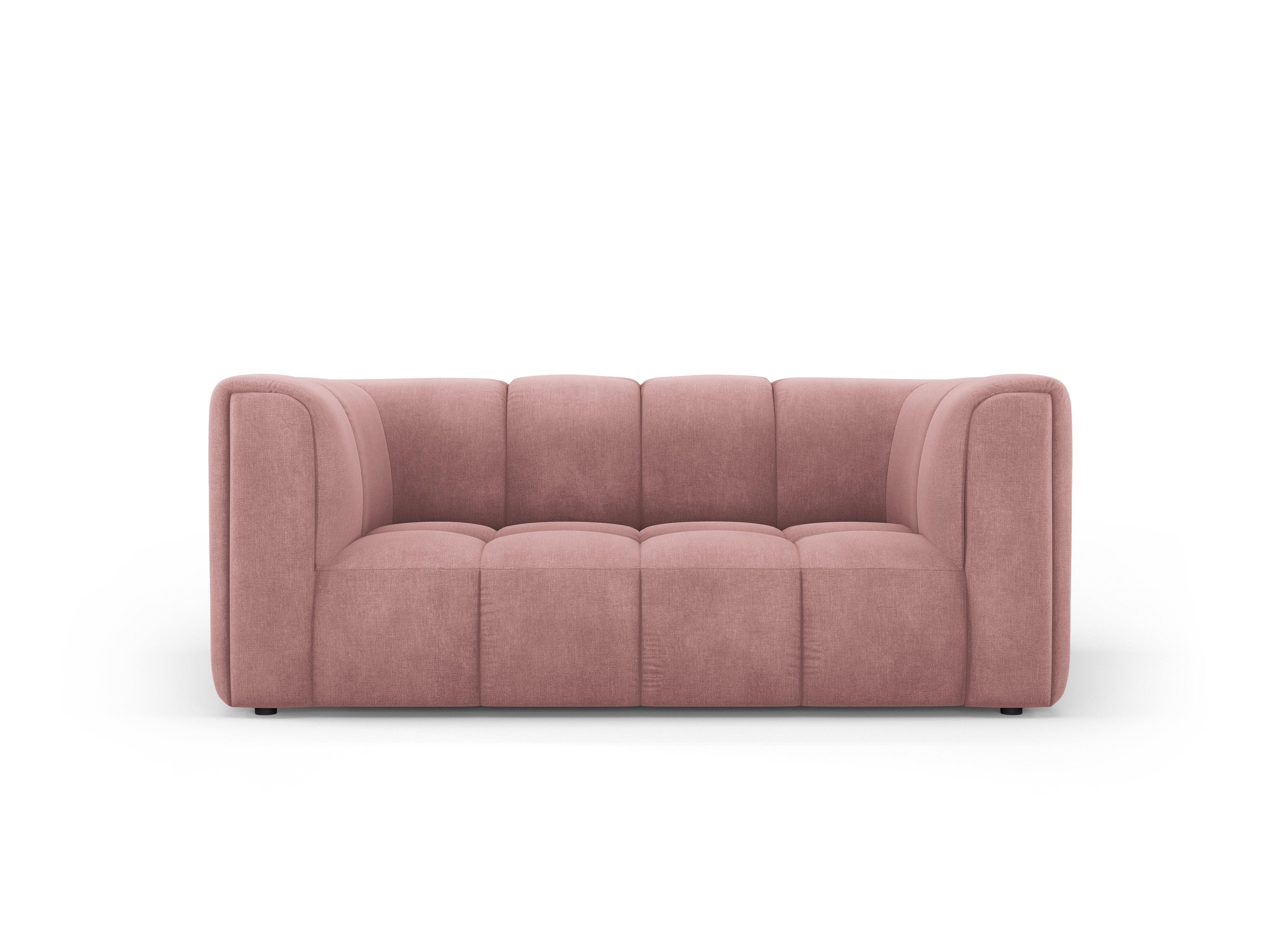 Sofa 2-seater FRANCESCA pink chenille Milo Casa Eye on Design