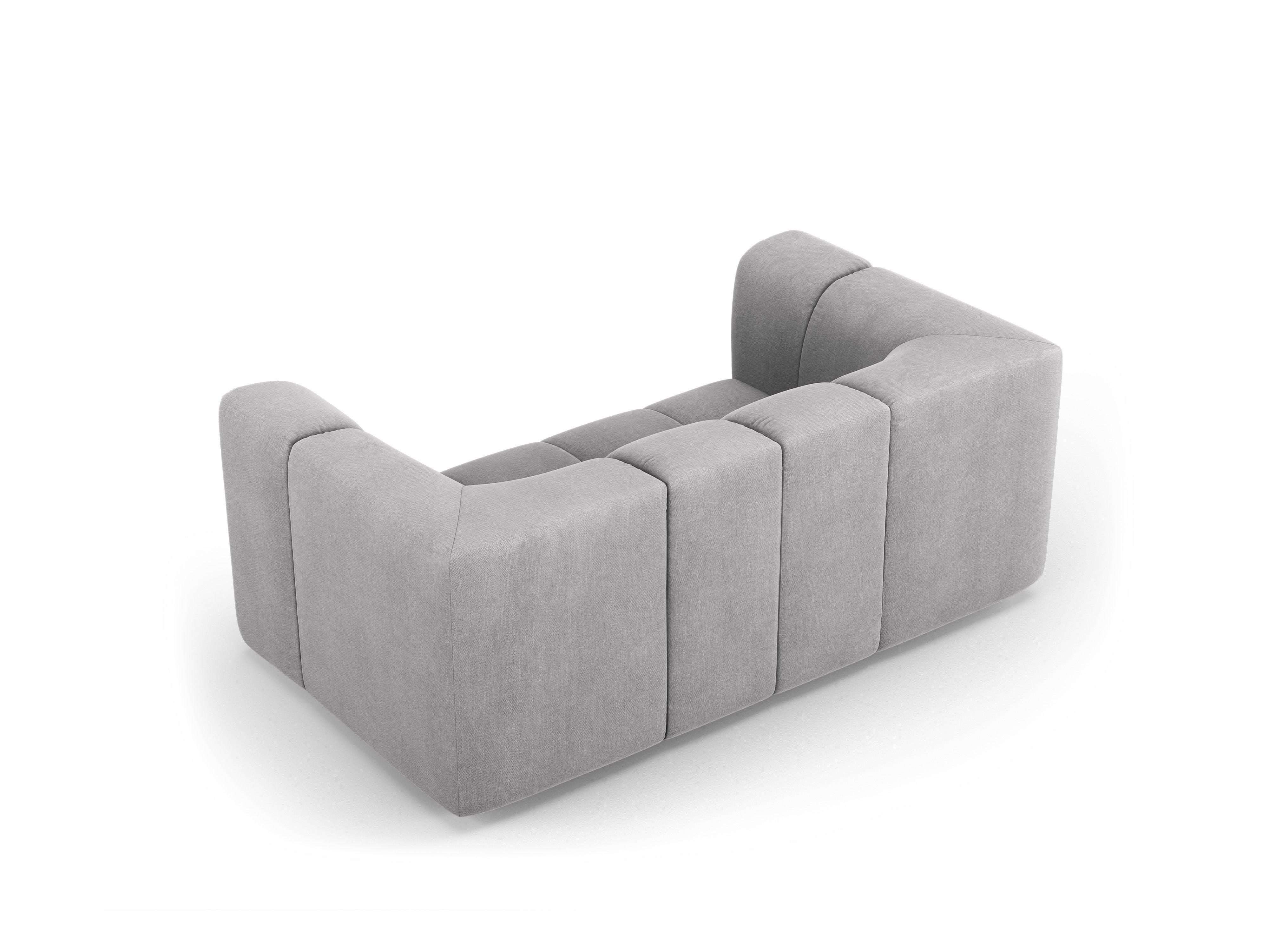 FRANCESCA 2 seater sofa light grey chenille Milo Casa Eye on Design