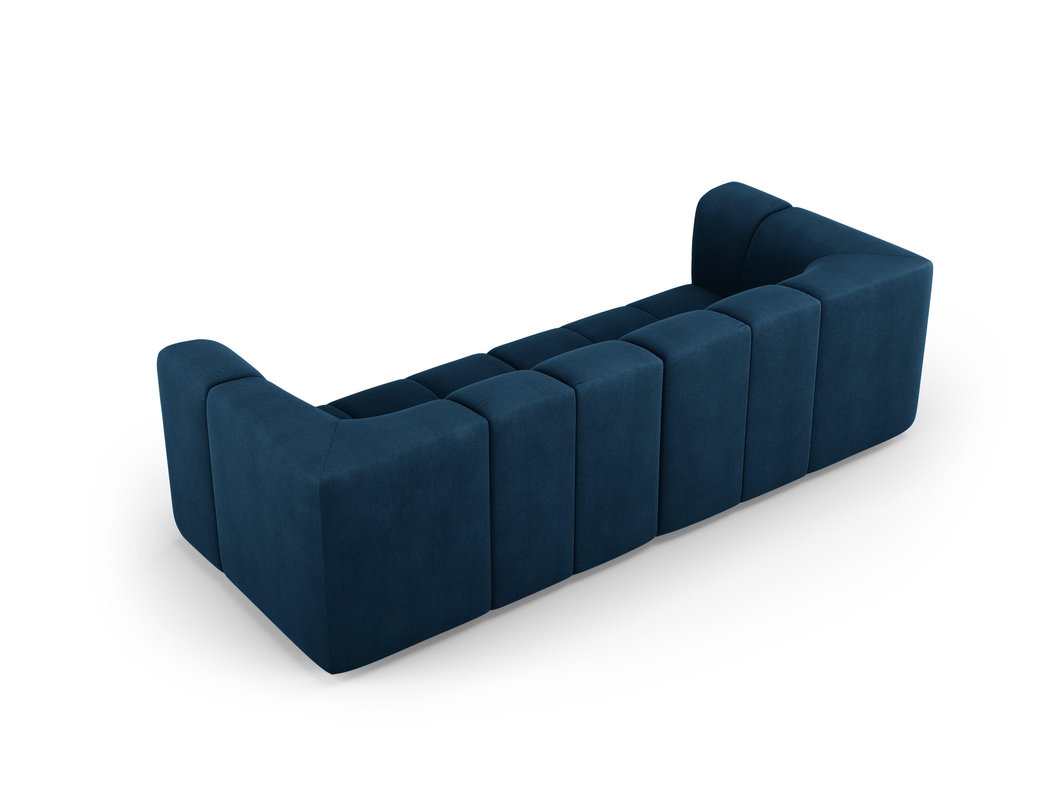 FRANCESCA 3 seater sofa royal blue chenille Milo Casa Eye on Design