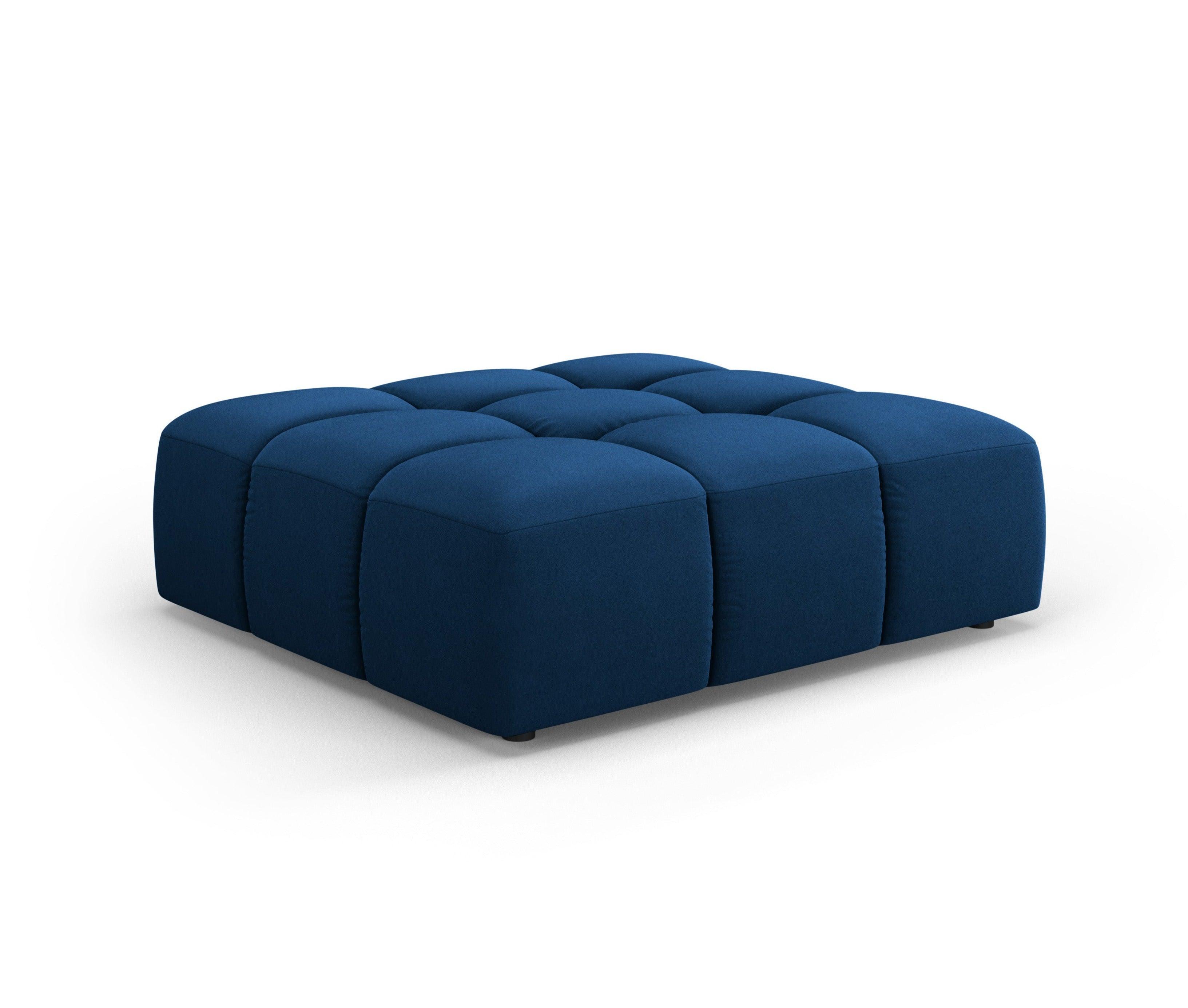 FRANCESCA velvet pouffe royal blue Milo Casa Eye on Design