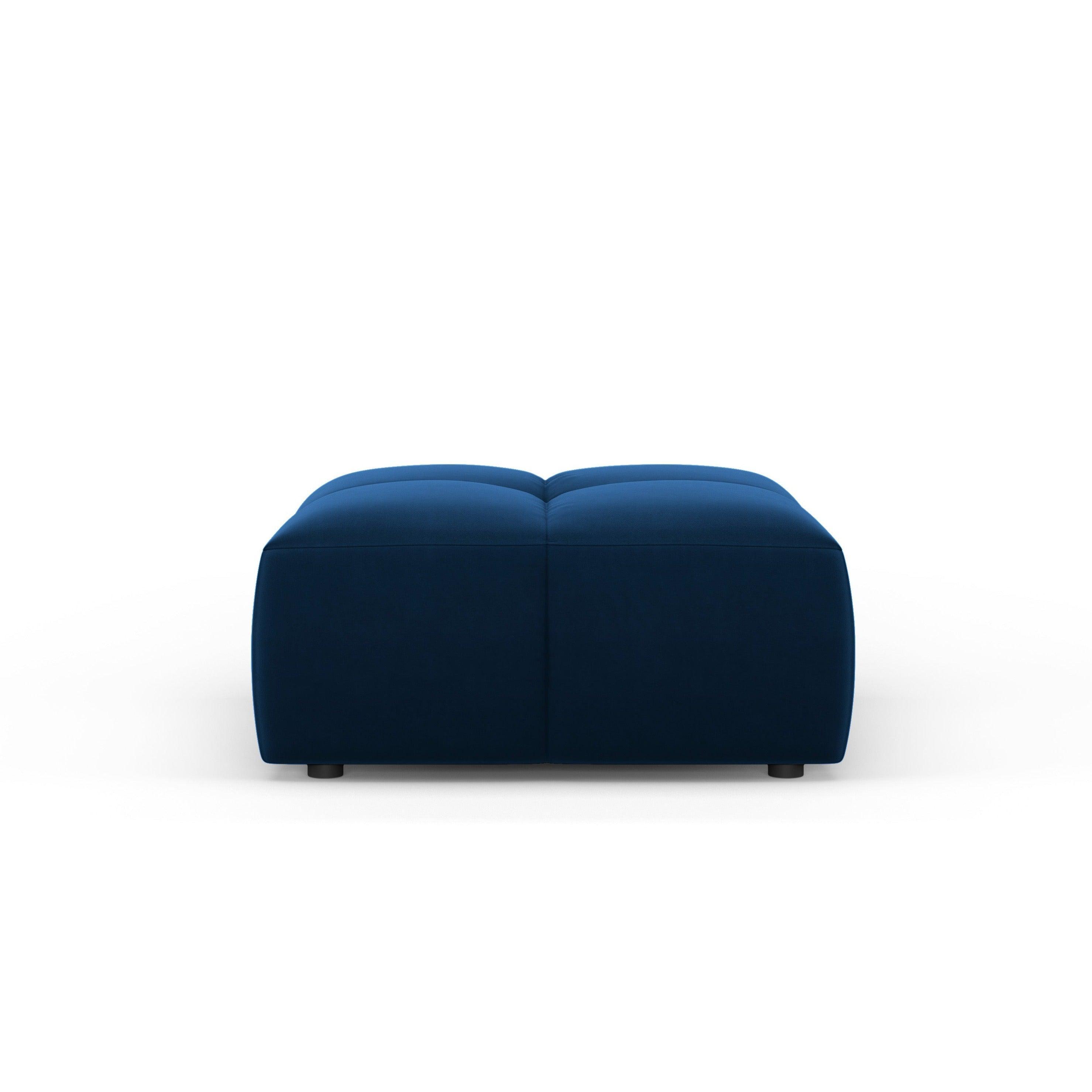 FRANCESCA velvet footstool royal blue Milo Casa Eye on Design