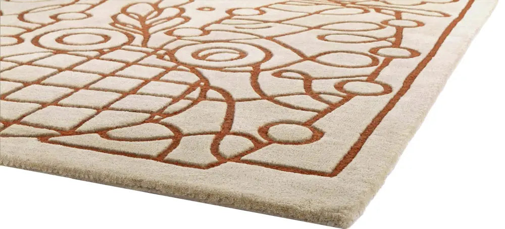 Teppich FLORENCE beige mit Braun